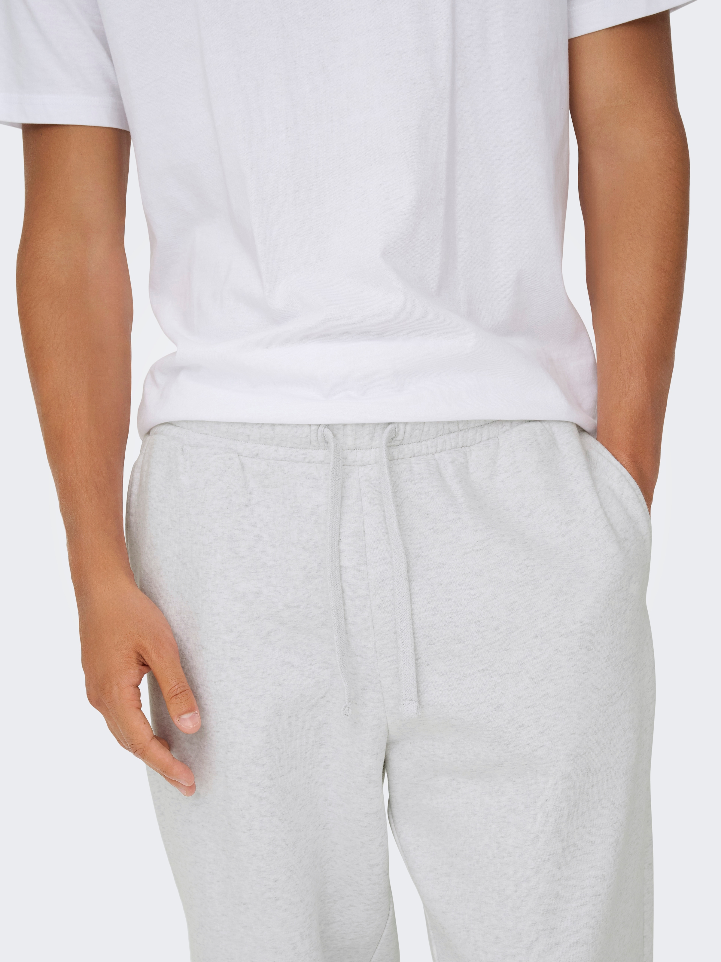 ONLY & SONS Sweathose »ONSCERES WIDE PANT NOOS«  Baumwollmischung, relaxed fit