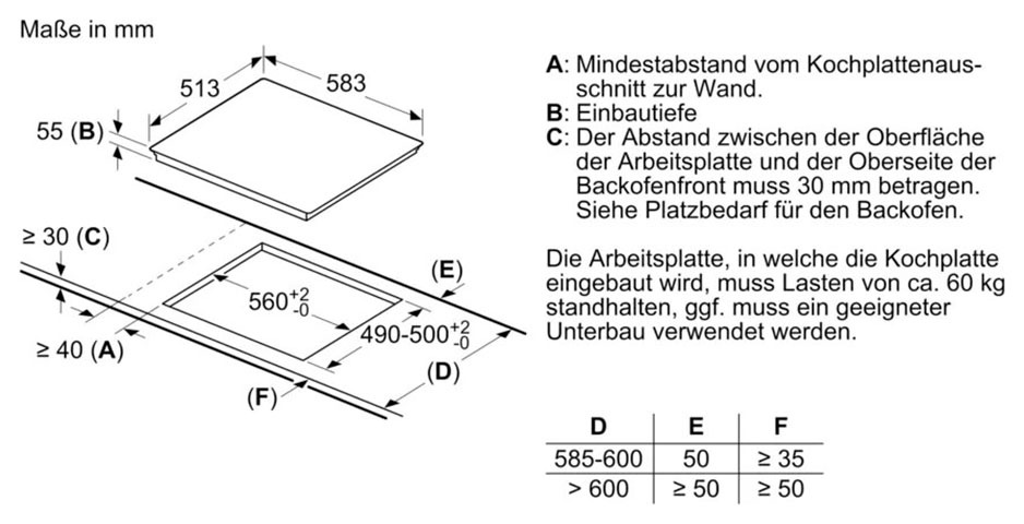 BOSCH Induktions Herd-Set »HND619LA60«, HEA517BS1, mit Teleskopauszug nachrüstbar, Hydrolyse