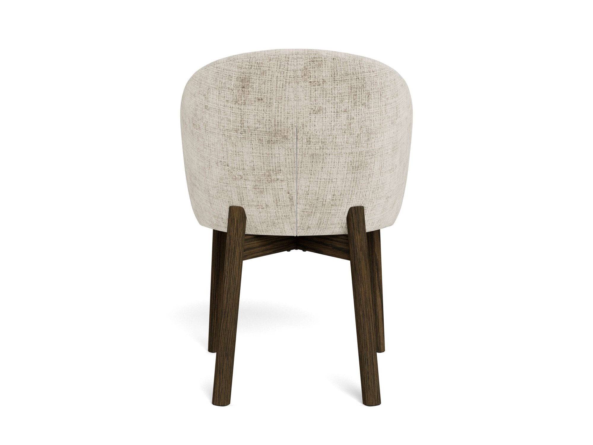 ACTONA GROUP Esszimmerstuhl »Polsterstuhl« (Set) 2 Stk.Stuhl, beiger Stoff, Armlehnen, Polsterung, runde Eichenbeine, FSC™