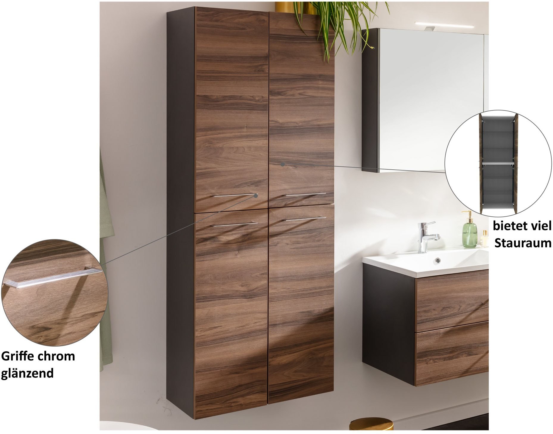 welltime Hochschrank »Lacona«