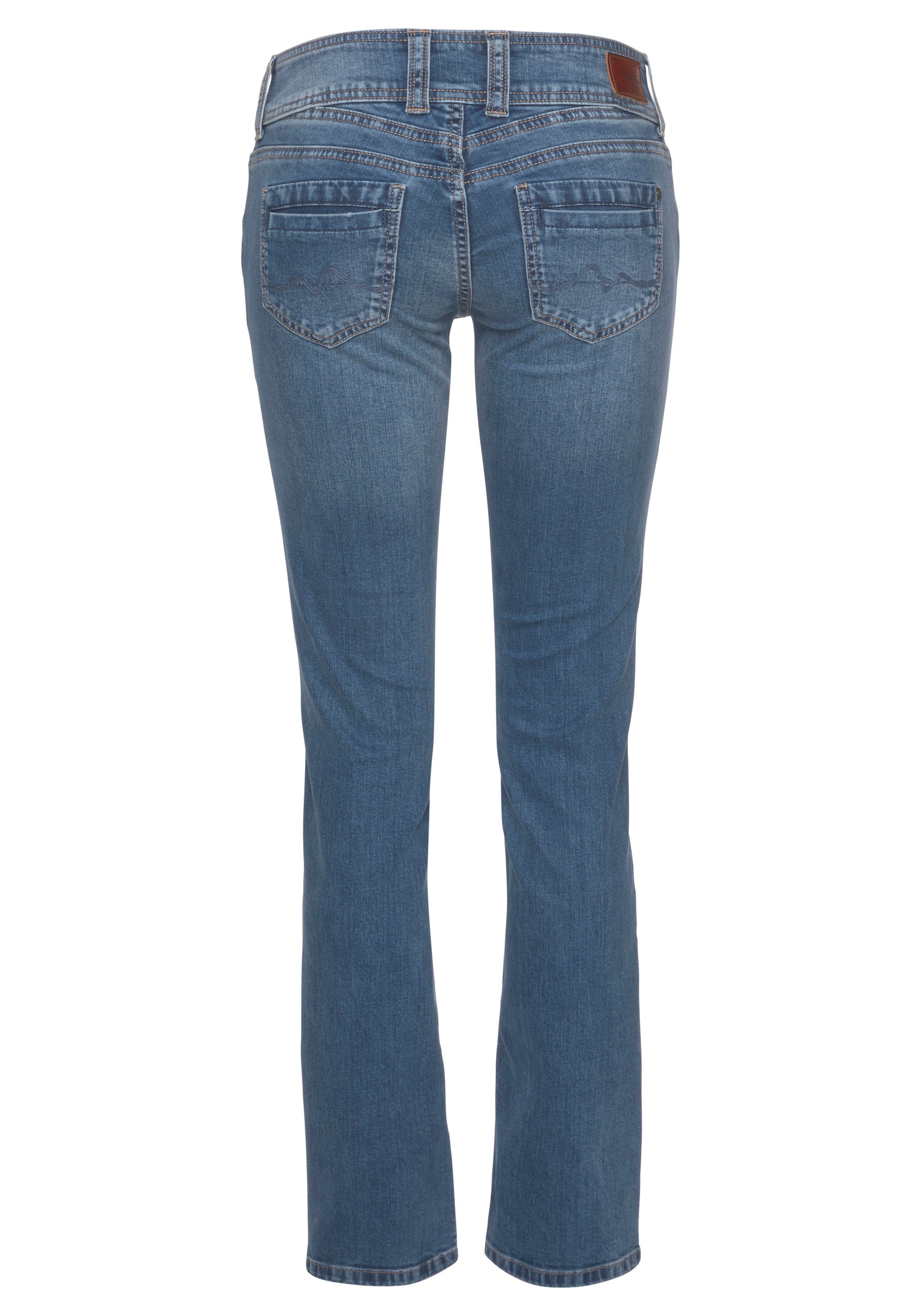 Pepe Jeans Straight-Jeans »GEN«, in schöner Qualtät mit geradem Bein und Doppel-Knopf-Bund