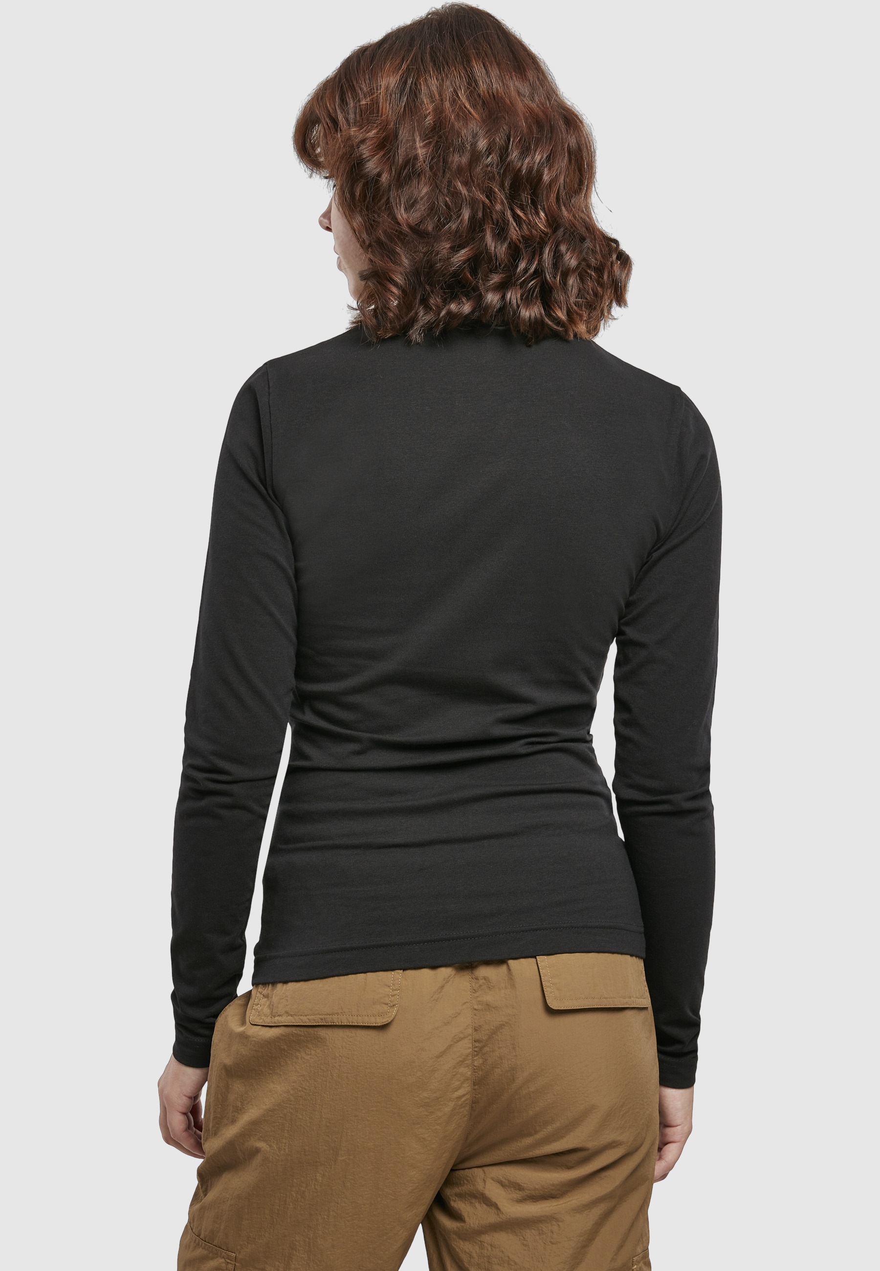 URBAN CLASSICS Longsleeve »Urban Classics Damen Ladies Basic Turtleneck L/S« 1 Stk.