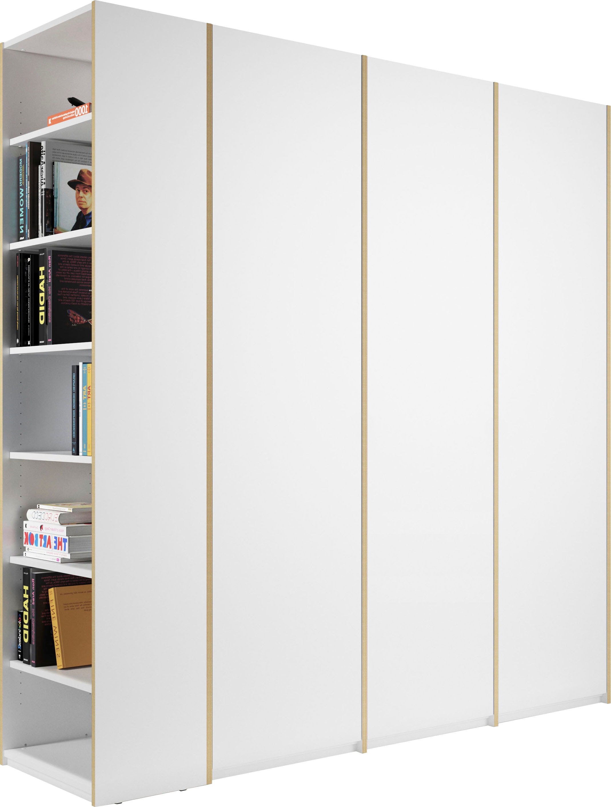 Müller SMALL LIVING Drehtürenschrank Modular Plus Variante 7 zwei Anbauelem günstig online kaufen