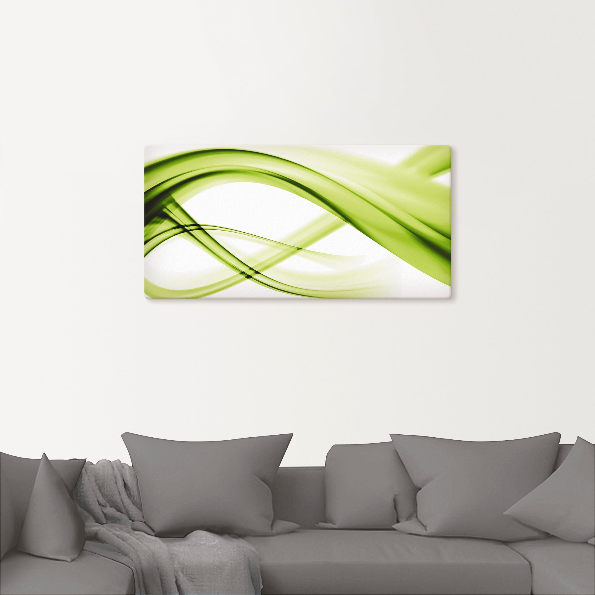 Artland Wandbild »Abstrakte Komposition«, Gegenstandslos, (1 St.), als Lein günstig online kaufen