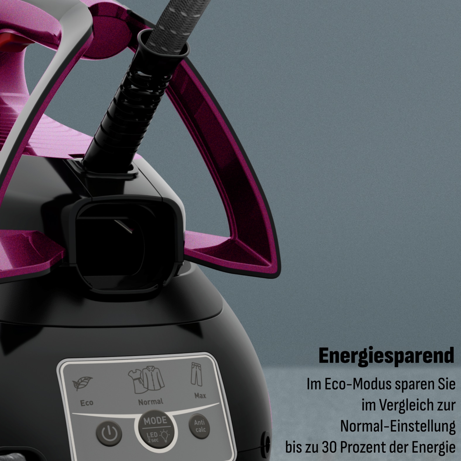 Tefal Dampfbügelstation »SV8152 Express Vision« 1.800 ml Wassertank 480 g/Min. extra Dampfstoß, für alle Textilien, LED an der Spitze