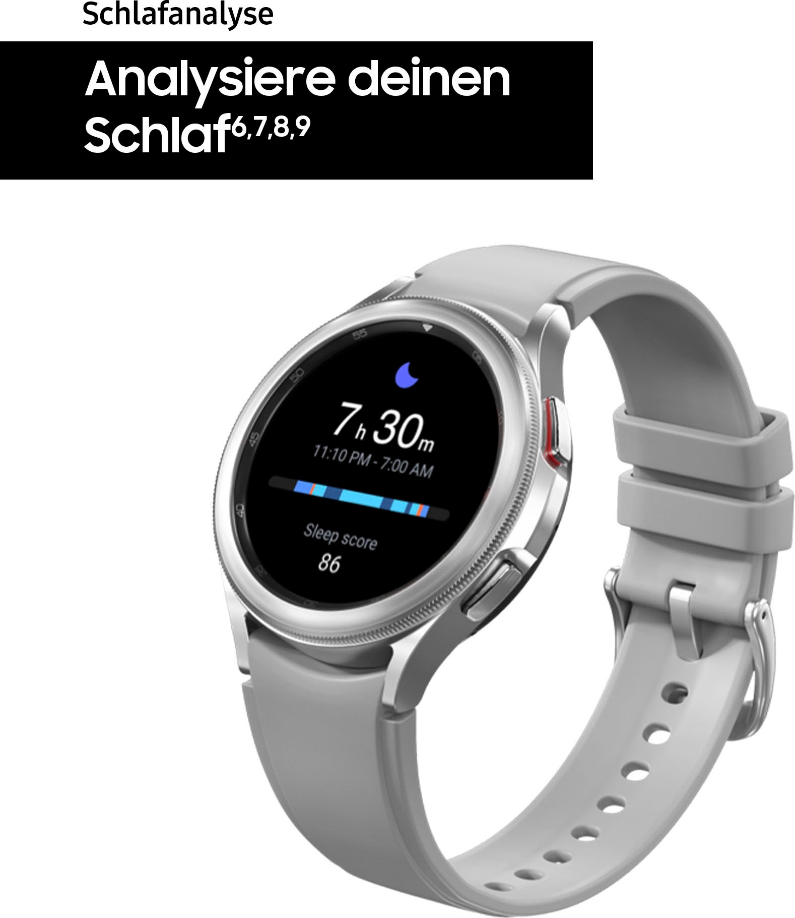 Uhr, »Galaxy 4 Fitness OS Gesundheitsfunktionen) Smartwatch Tracker, Watch online by LTE«, Fitness 46mm (Wear kaufen Samsung Google classic