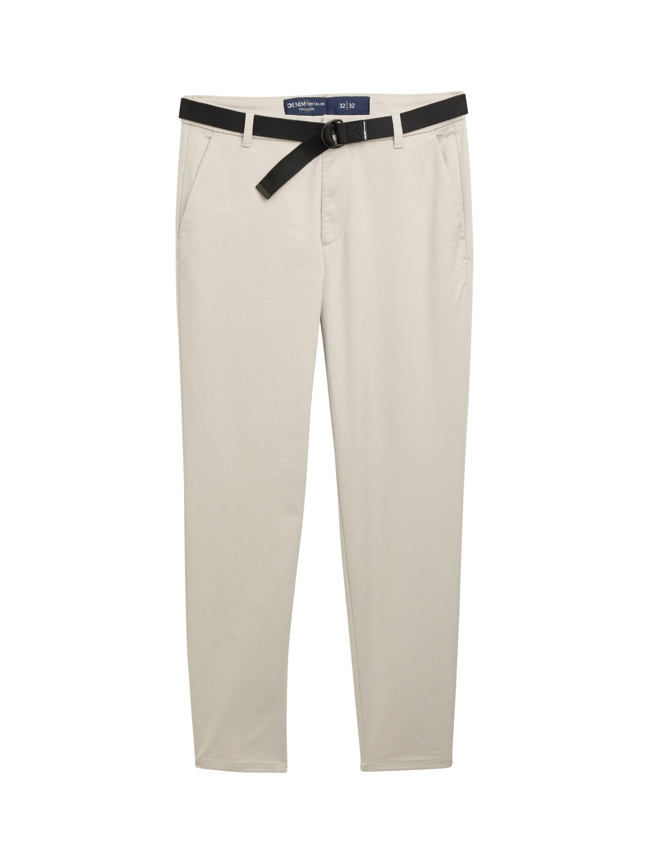 TOM TAILOR Denim Chinohose, mit Gürtel
