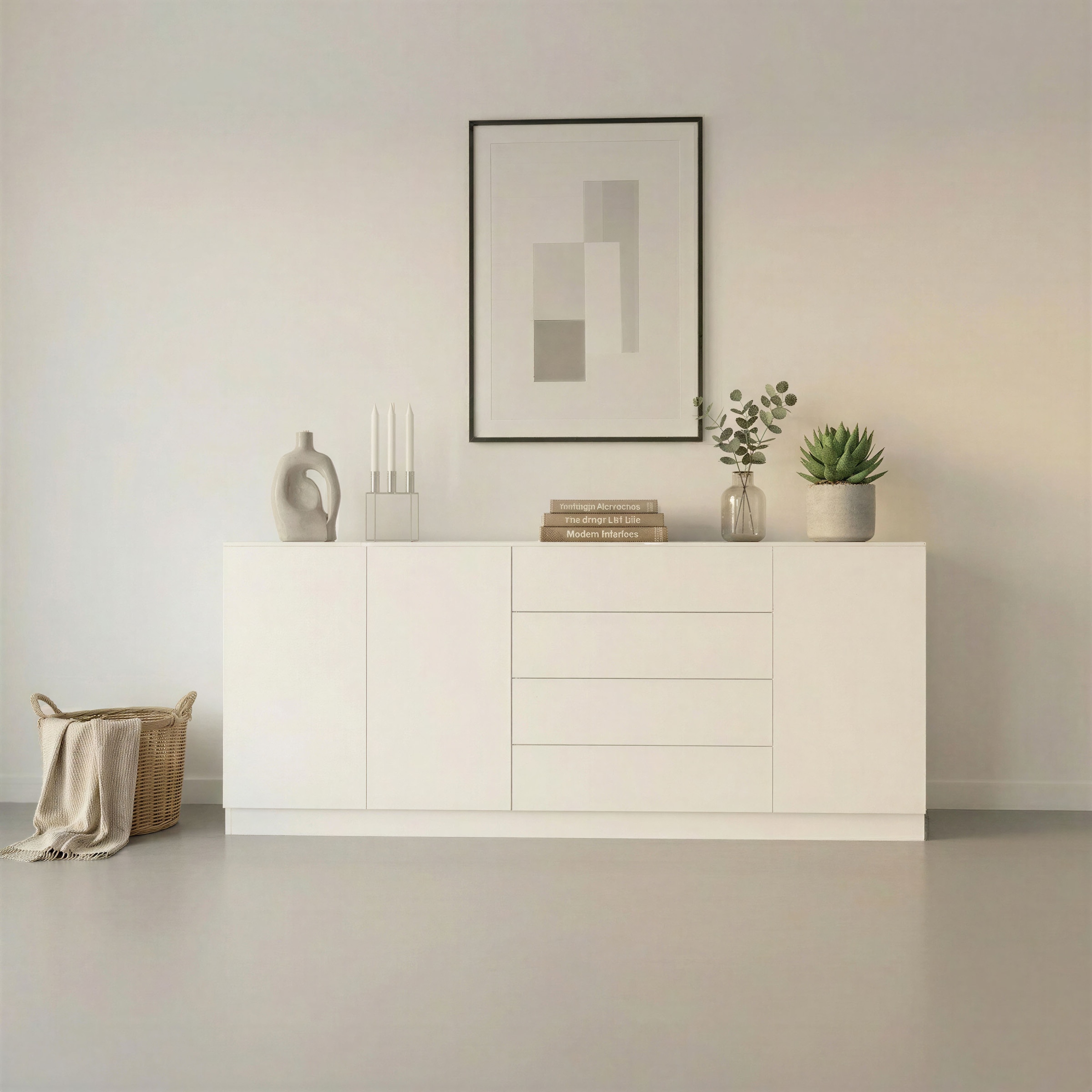 borchardt Möbel Sideboard »Vaasa, Kommode mit 3 Türen und 4 Schubkästen auf Kugelführungen« Sideboard Breite 190 cm, Höhe 79 cm, mit Push-to-open-Funktion