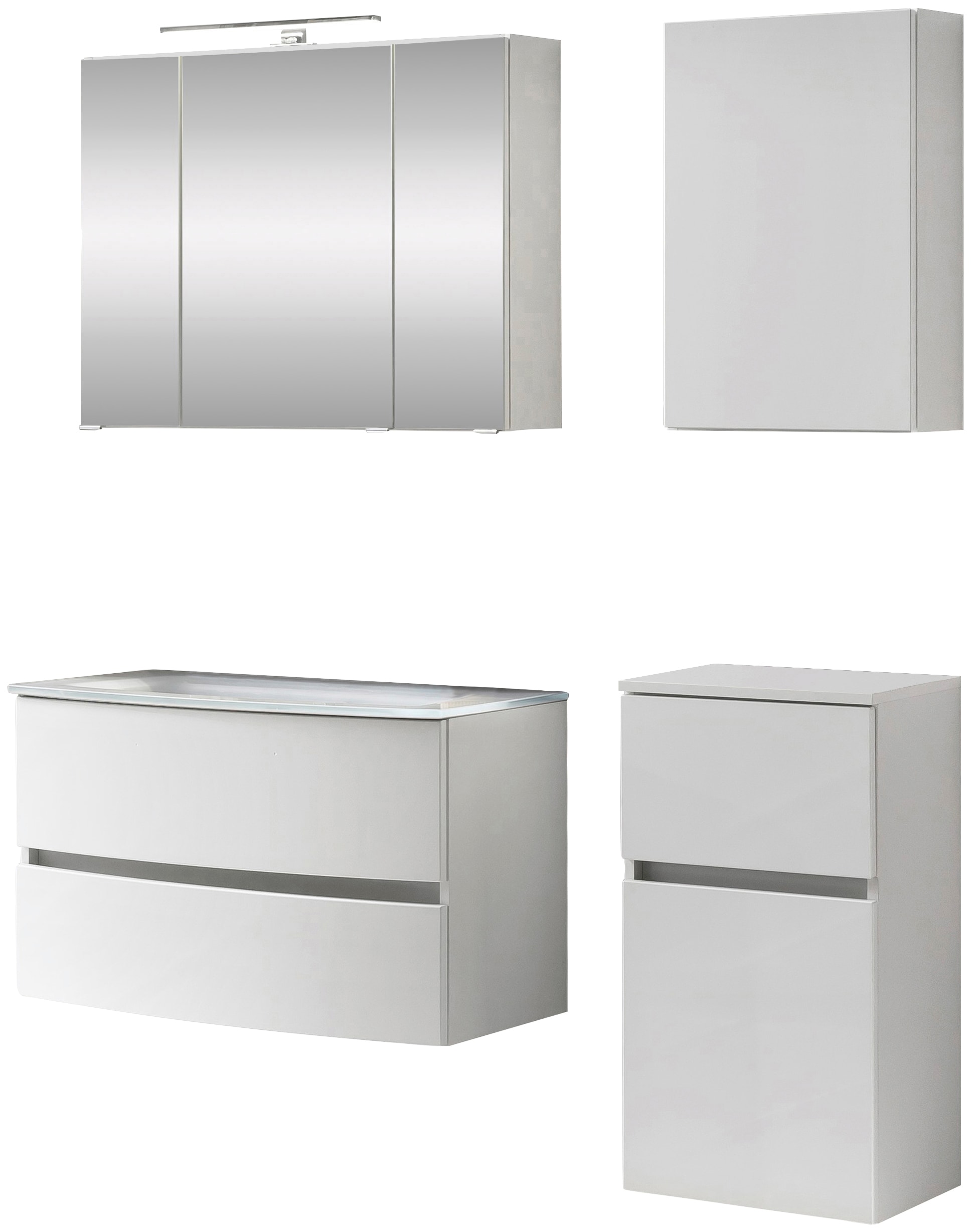 welltime Badezimmer-Set »Kaunas« Set, 4 Stk. tlg. günstig online kaufen