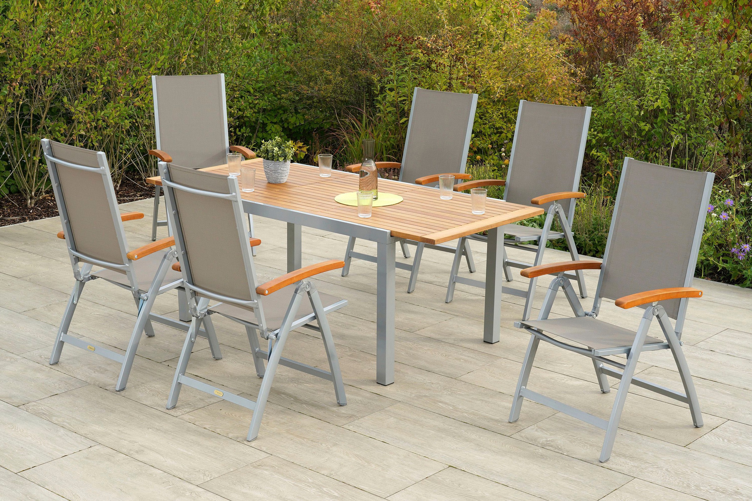 MERXX Garten-Essgruppe »Naxos« 7 Stk. tlg. günstig online kaufen