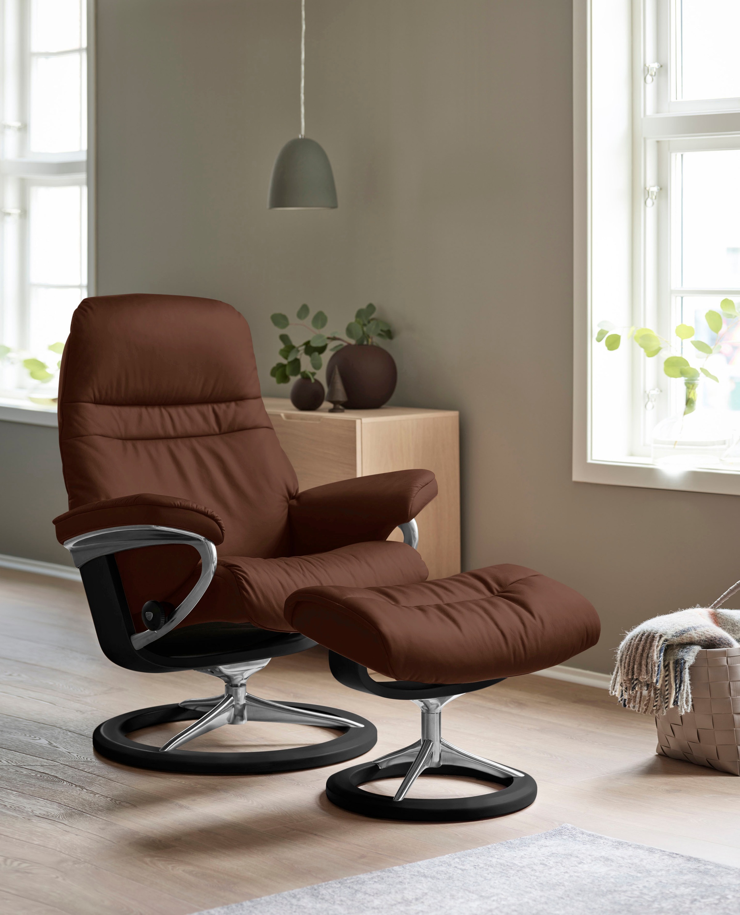 Stressless® Fußhocker »Sunrise«, mit Signature Base, Gestell Schwarz
