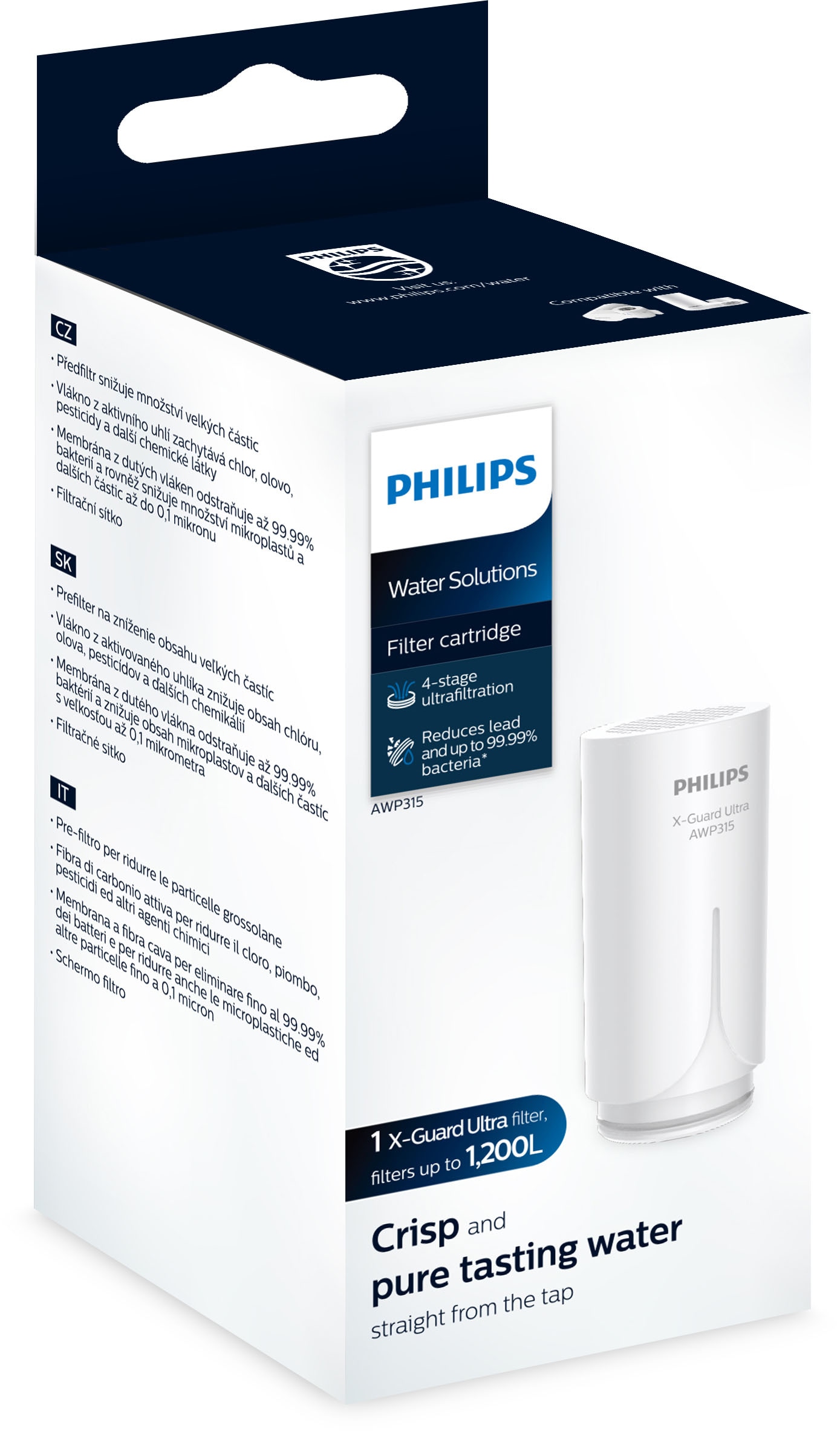 Philips Kalk- und Wasserfilter »X-Guard Ultra«, für Philips WAsserfilter