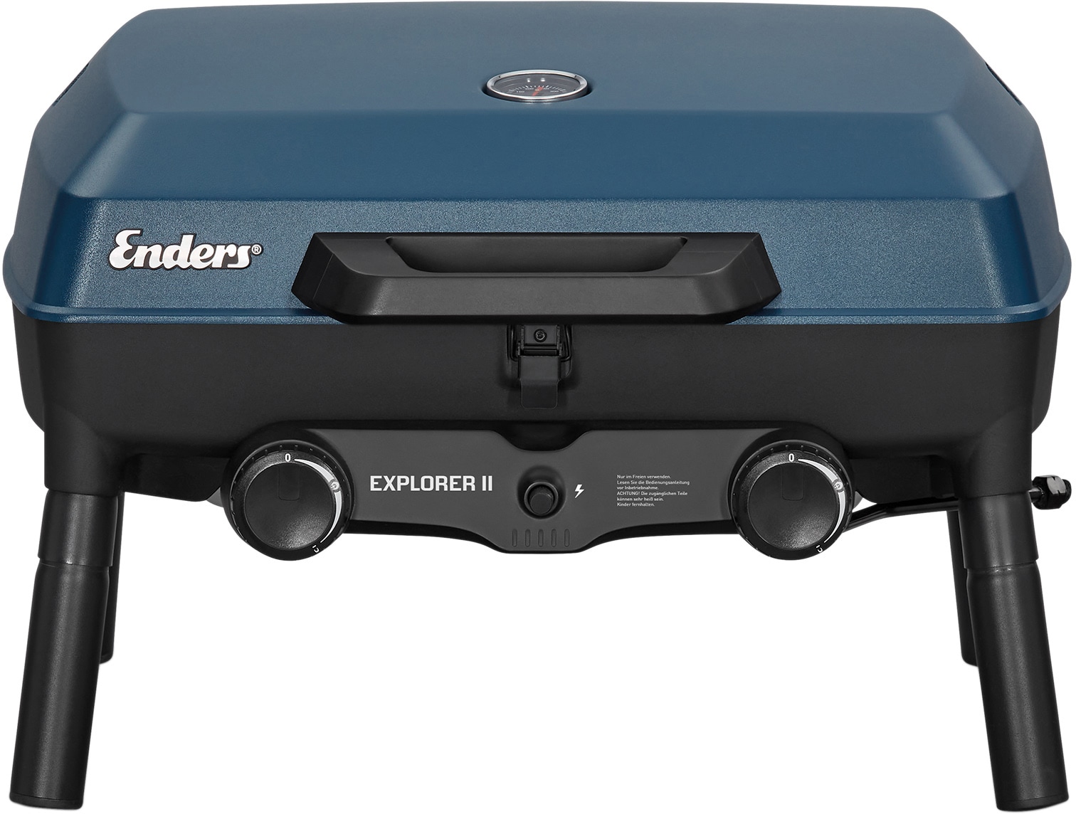 Enders® Gasgrill »Explorer II«, 2 Brenner für indirektes und direktes Grillen und Backen​