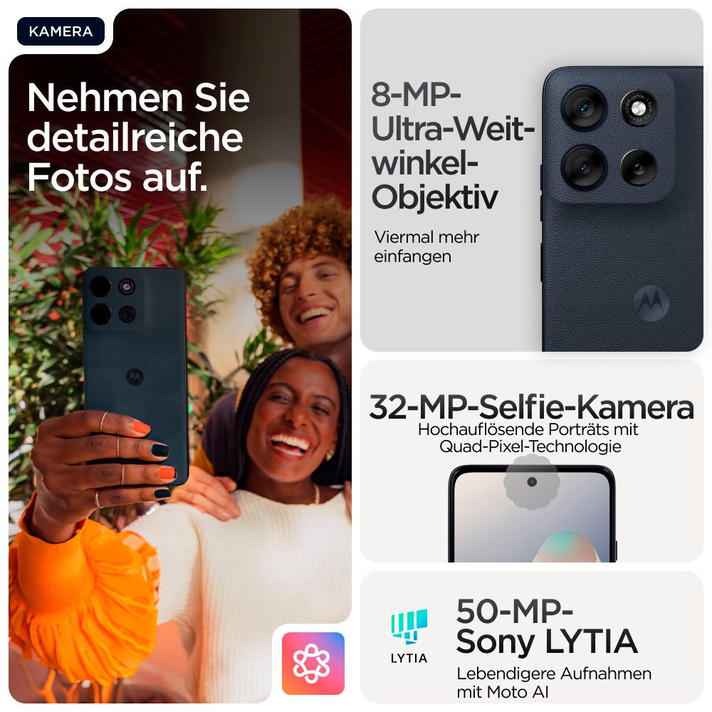 Motorola Smartphone »moto g56 5G«, PANTONE® Black Oyster