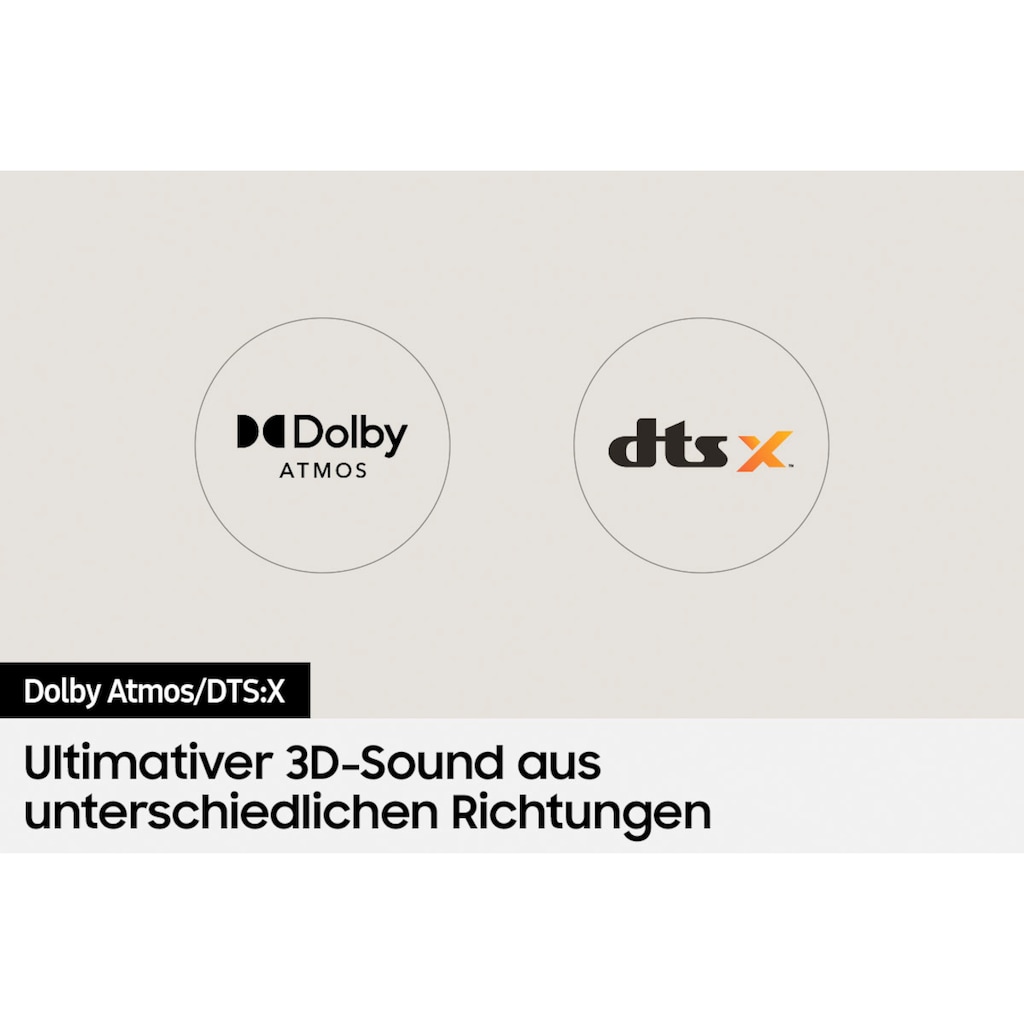 Samsung Soundbar »HW-Q610B«, 3.1.2-Kanal,Dolby Atmos- und DTS:X-Unterstützung,RMS: 360 W