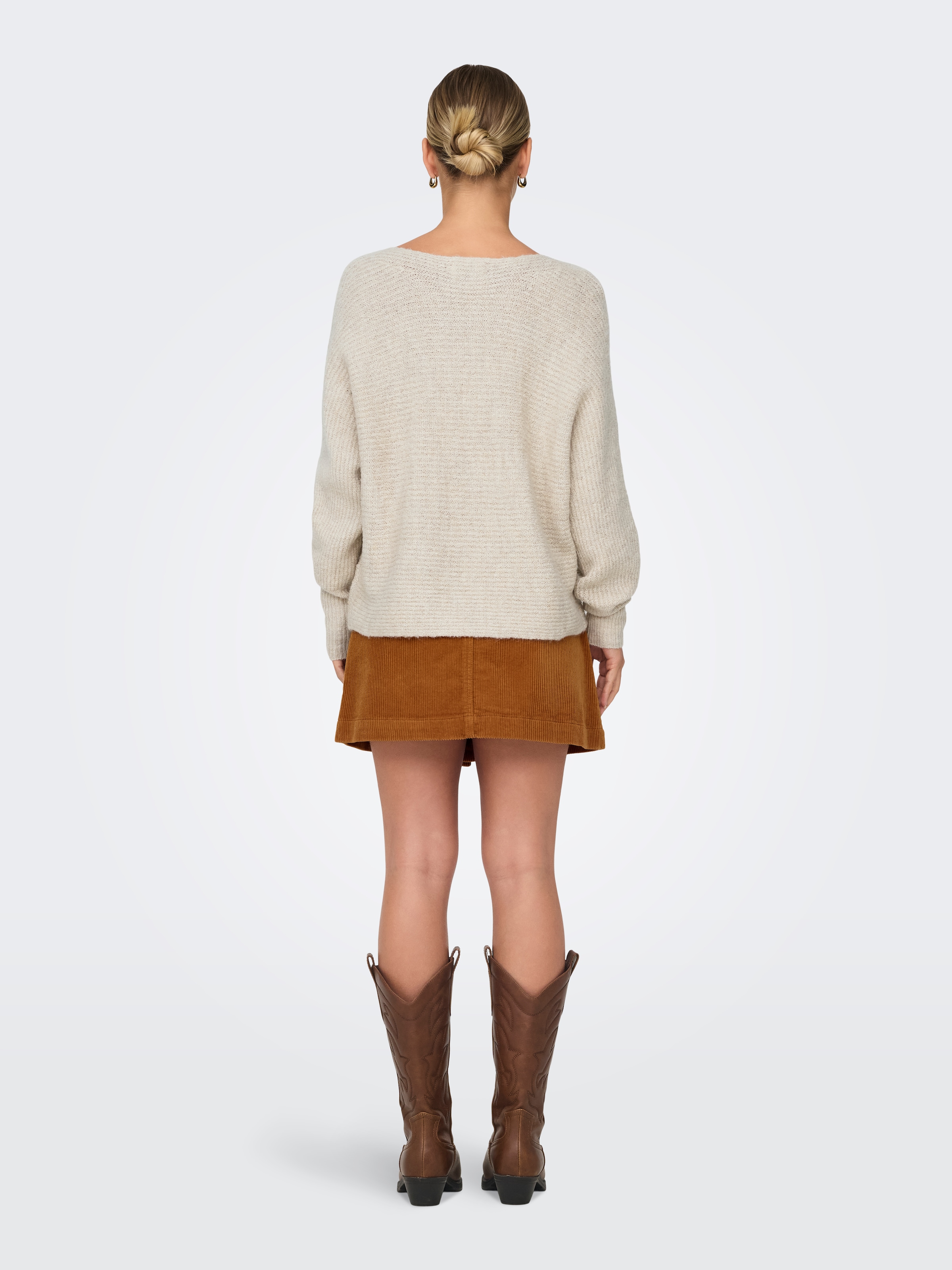 ONLY Strickpullover »ONLDANIELLA L/S PULLOVER KNT NOOS« Materialmix, regular fit