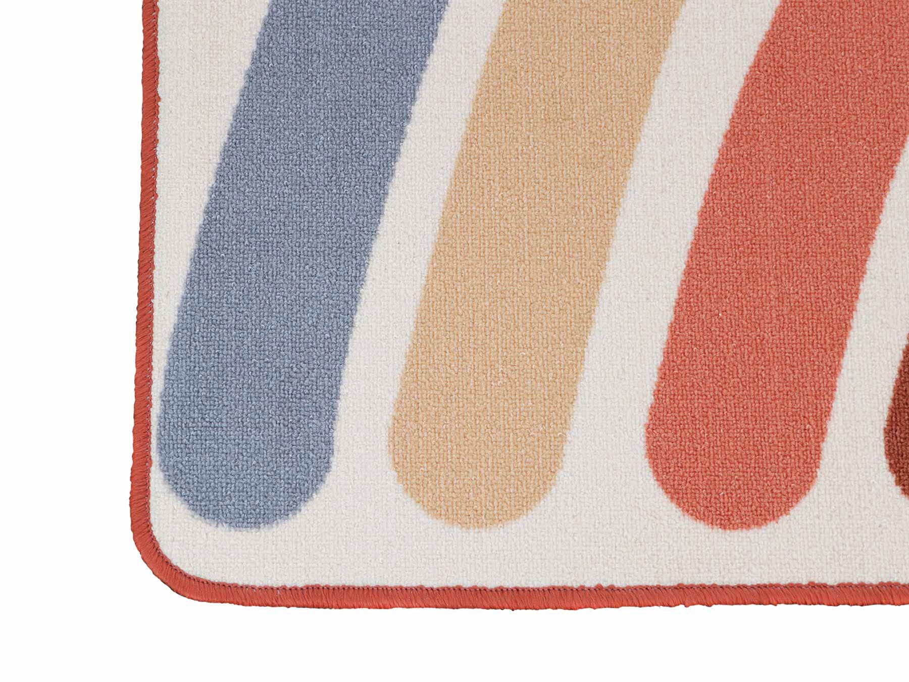 Primaflor-Ideen in Textil Kinderteppich »RAINBOW«, rechteckig, 5 mm Höhe, Kurzflor, Motiv Regenbogen, Kinderzimmer