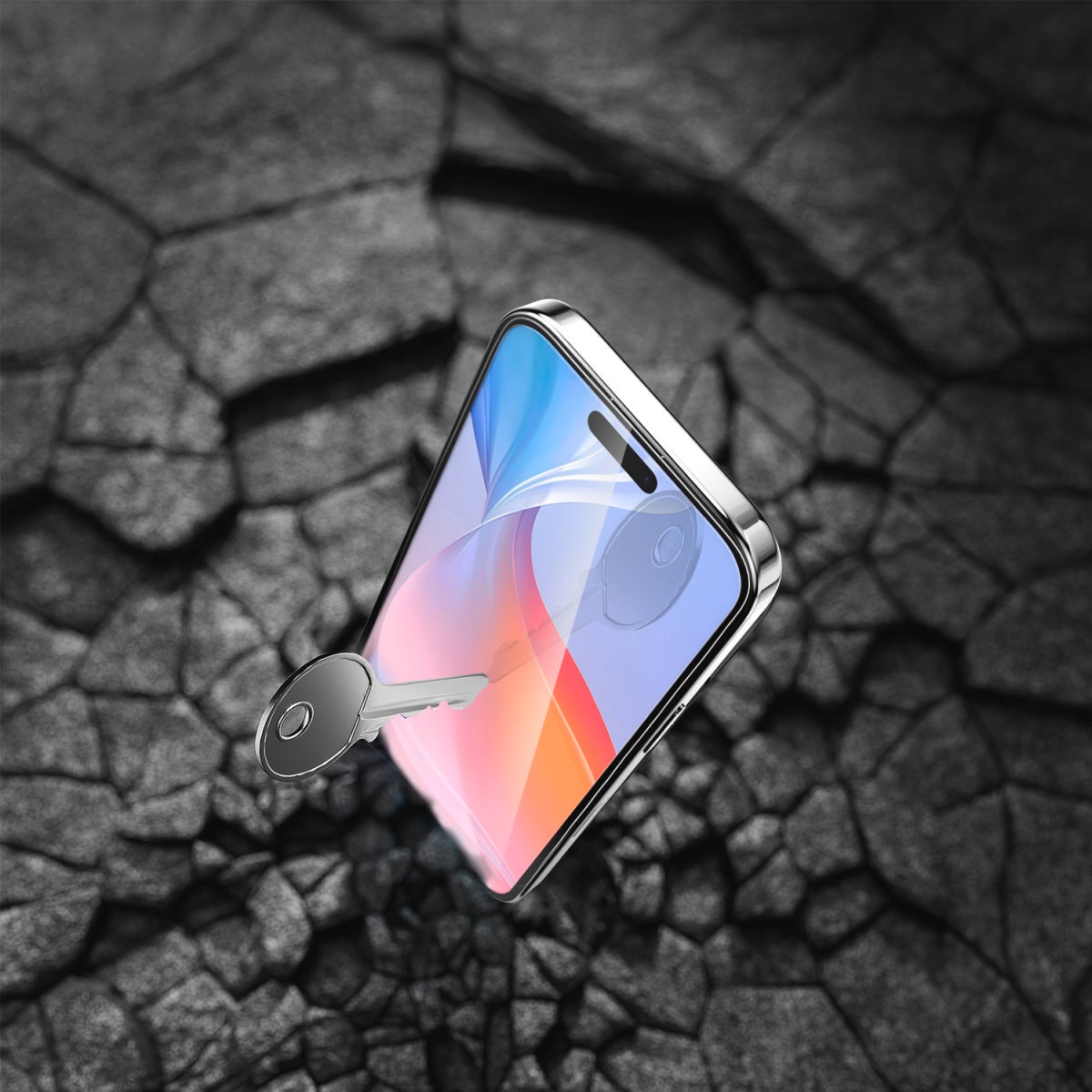 4smarts Displayschutzglas »Second Glass mit Montagerahmen« für Apple iPhone 16 Plus 1 Stk. tlg. Displayschutzfolie, Schutzfolie, Bildschirmschutz, kratz- & stoßfest