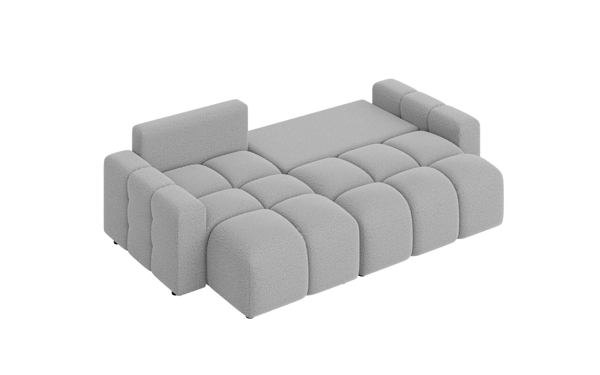 INOSIGN Ecksofa »FELICI, Schlafsofa 233cm, L-Form mit Recamiere beidseitig montierbar«, Designsofa mit Bettfunktion und Bettkasten, Maße B/T/H: 233/142/88 cm