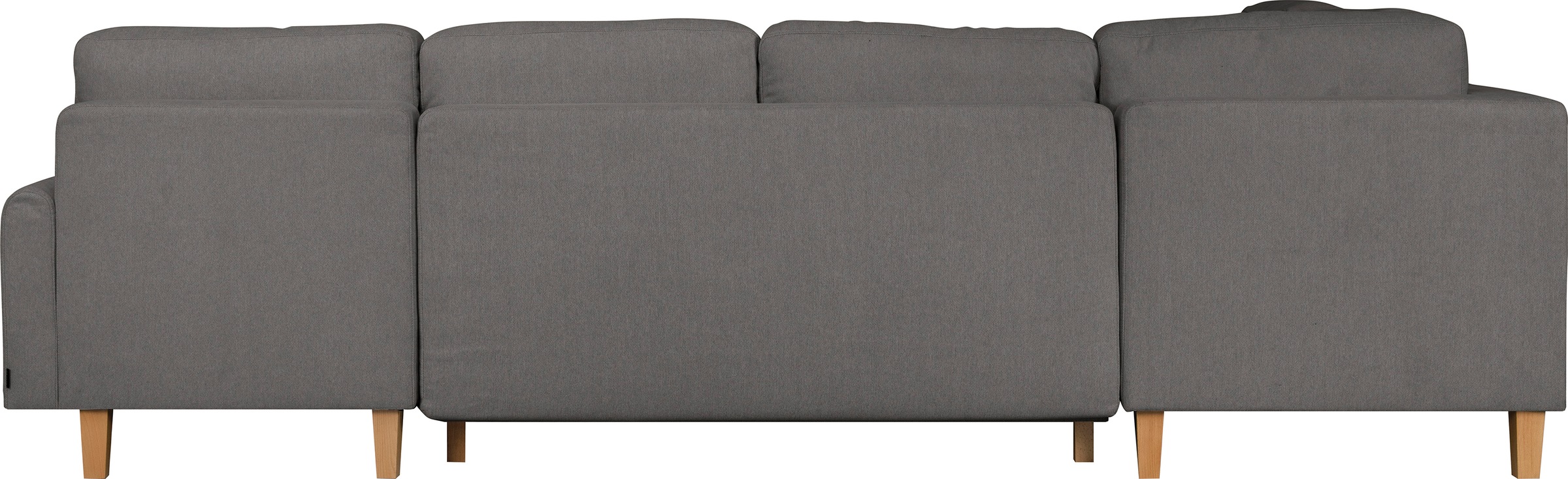 Home affaire Wohnlandschaft »TRIPLO U-Form wahlweise mit Schlaffunktion, B/T/H: 310/192/90 cm«, Schlafsofa, auch mit Bettkasten, Steppung im Rückenkissen