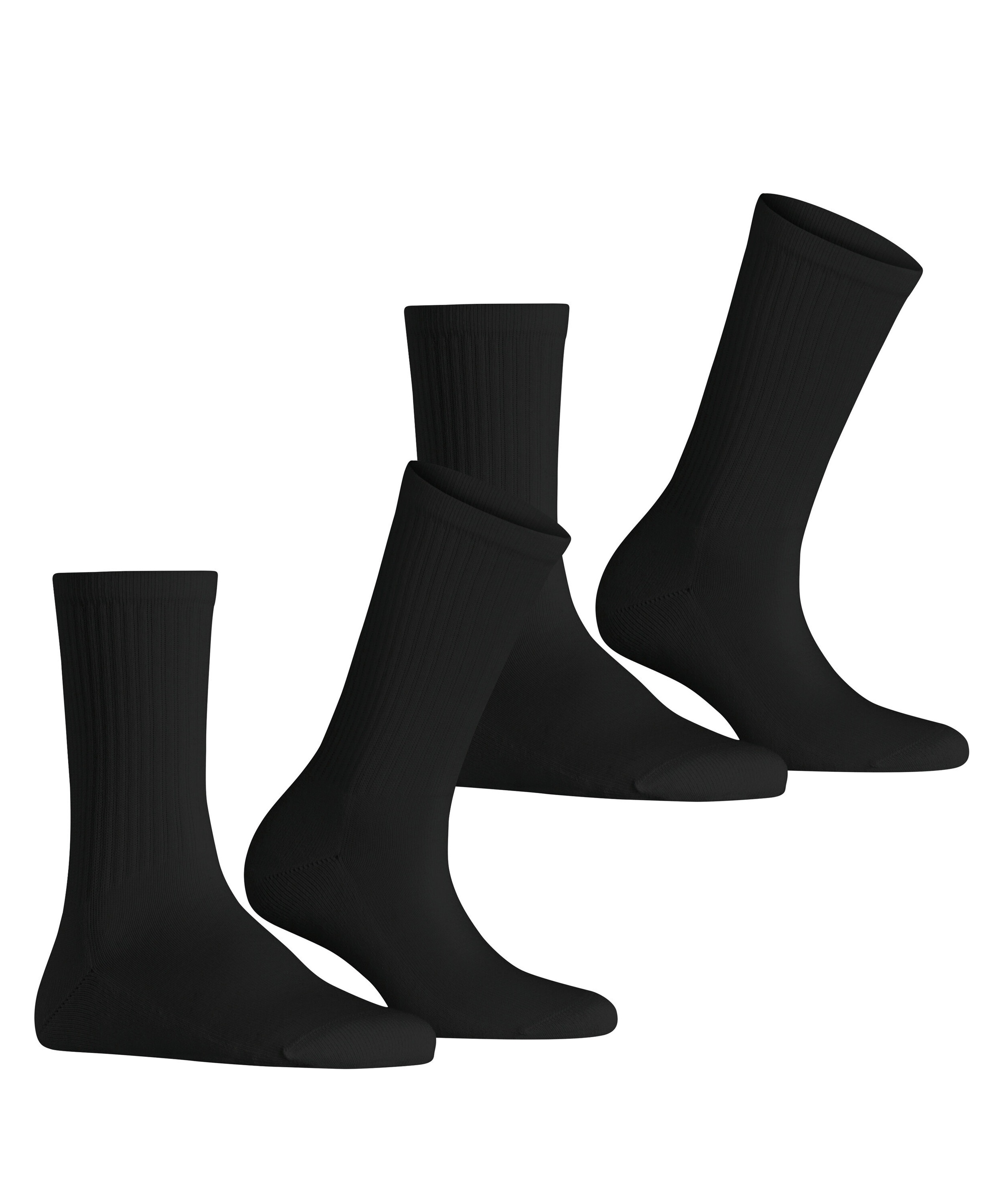 Esprit Socken »Basic Tennis« 2 Paar,  Rippenstruktur, schmales Bündchen, weiche Sohle