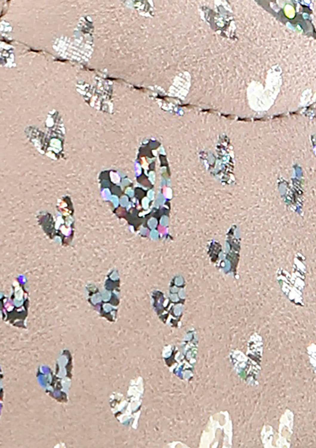 Naturino Lauflernschuh »COCOON LOVELY«, Glitzerschuh im Metallic Look, Größenschablone zum Download