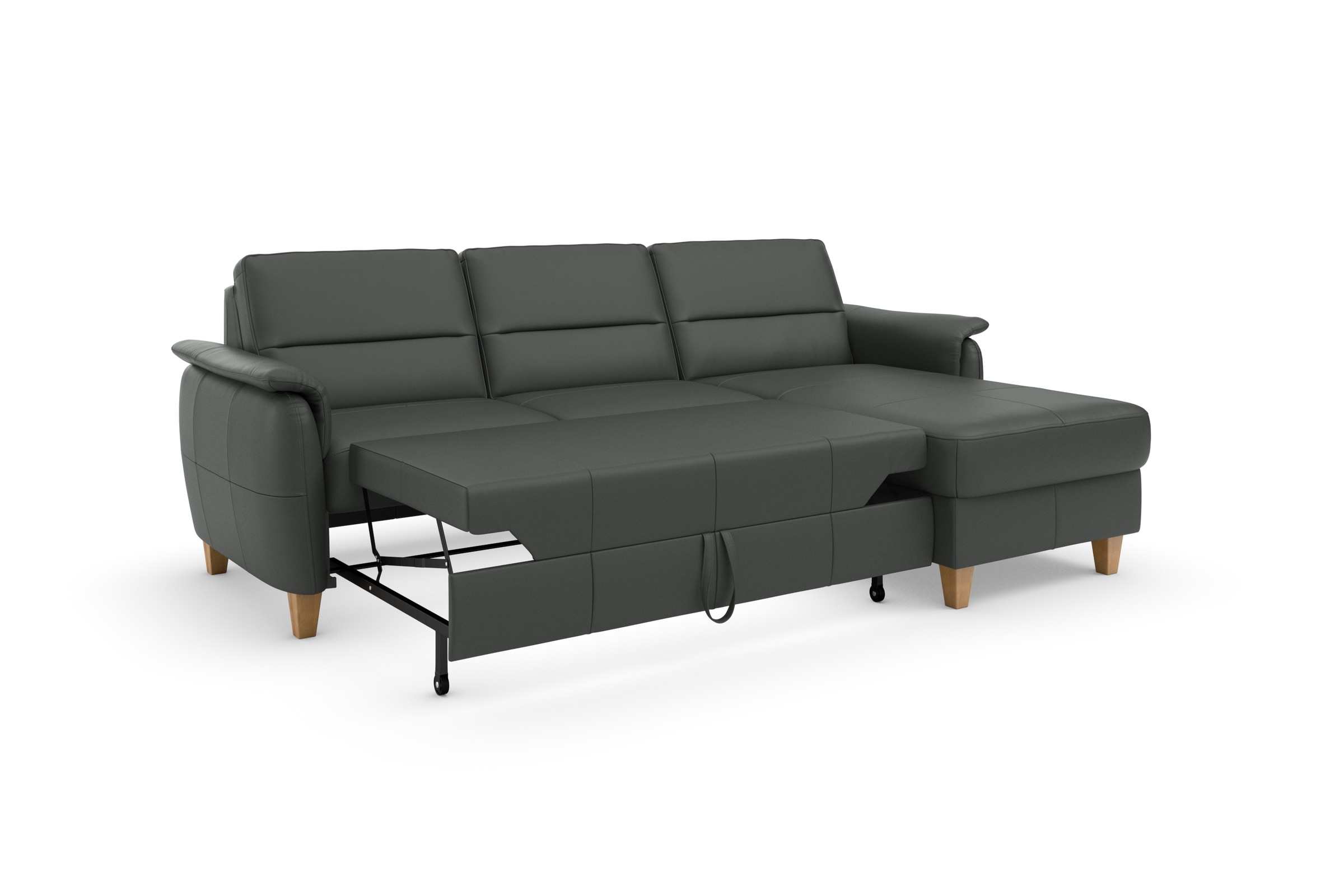 Home affaire Ecksofa »Palmera L-Form«, Federkern, wahlweise mit Bettfunktion und mit/ohne Bettkasten