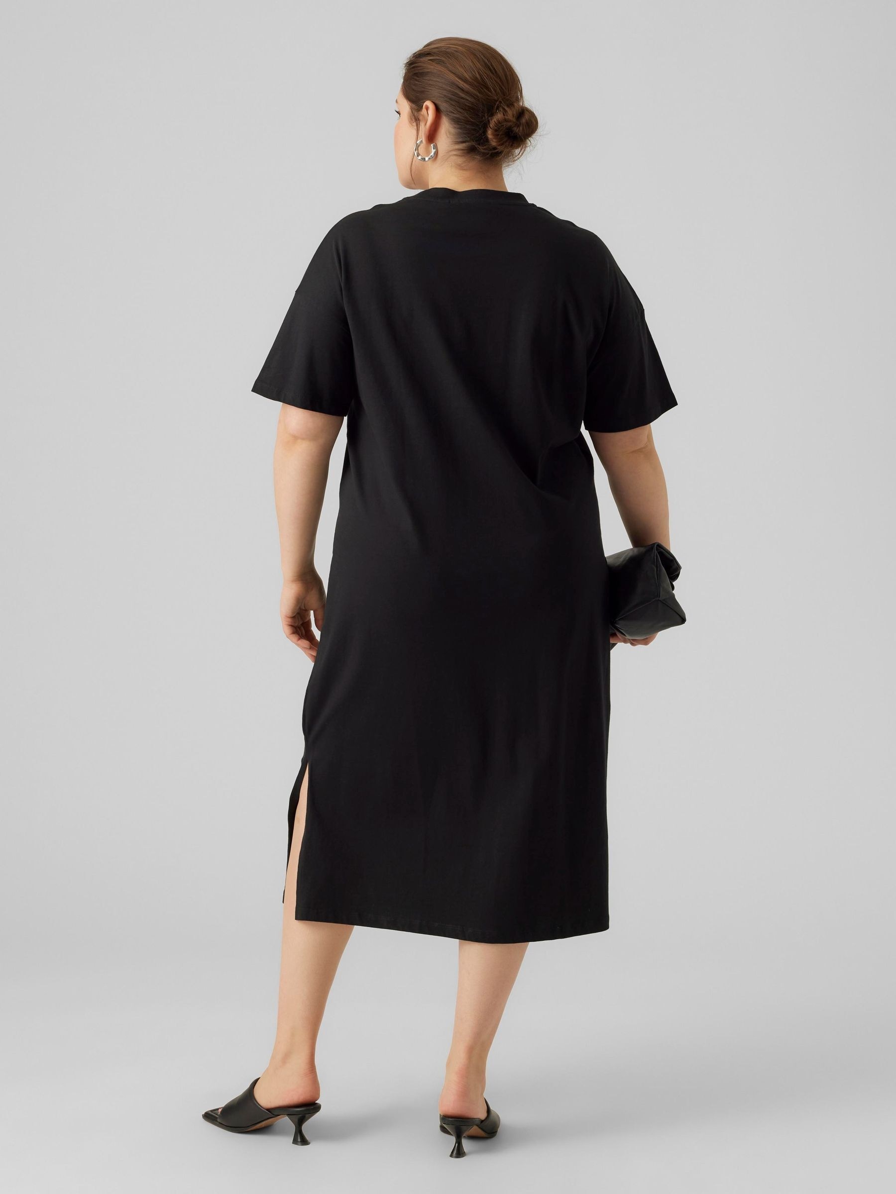 Vero Moda Curve Jerseykleid »VMCMOLLY SS OVERSIZE CALF DRESS NOOS CUR«