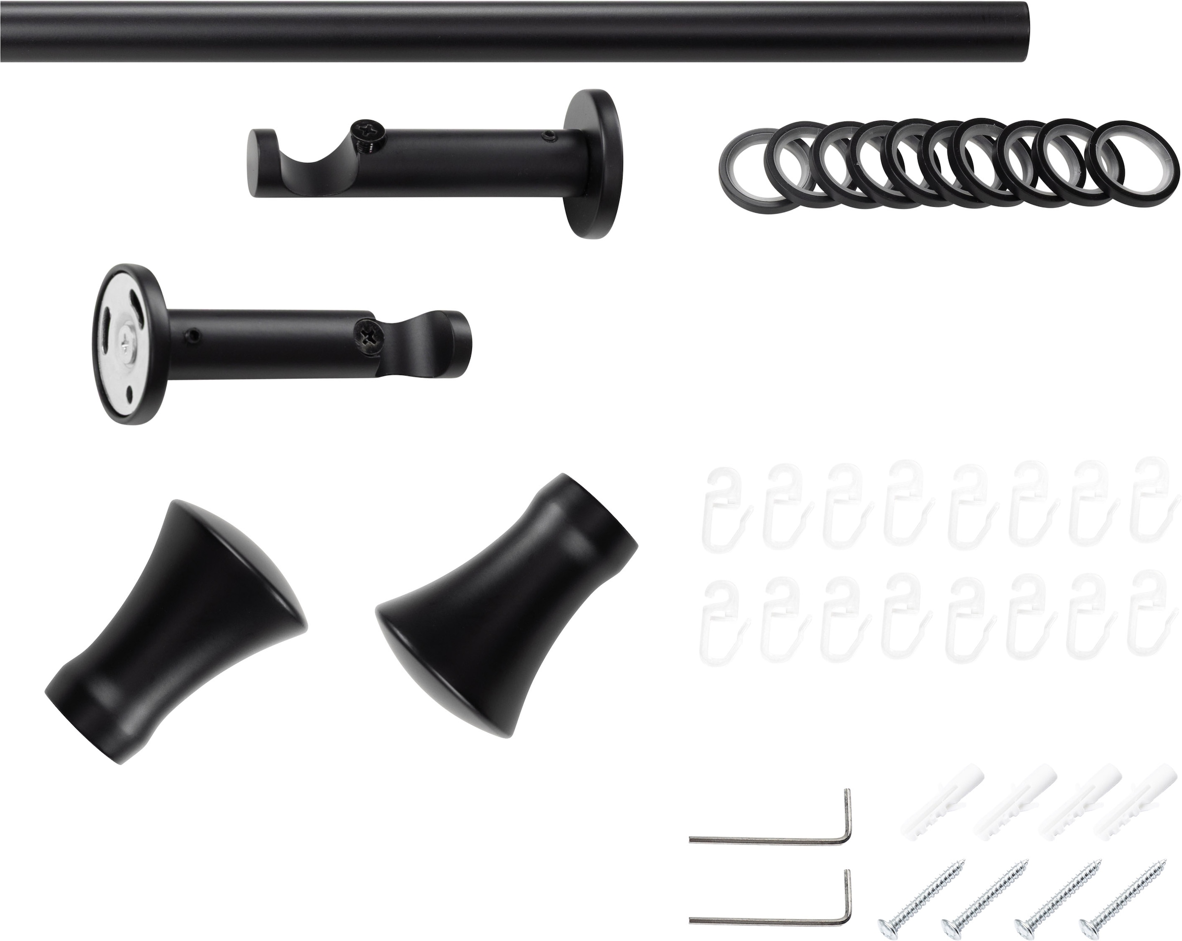 SN DECO GROUP Gardinenstange Ø 25 mm Fixmaß;kürzbar