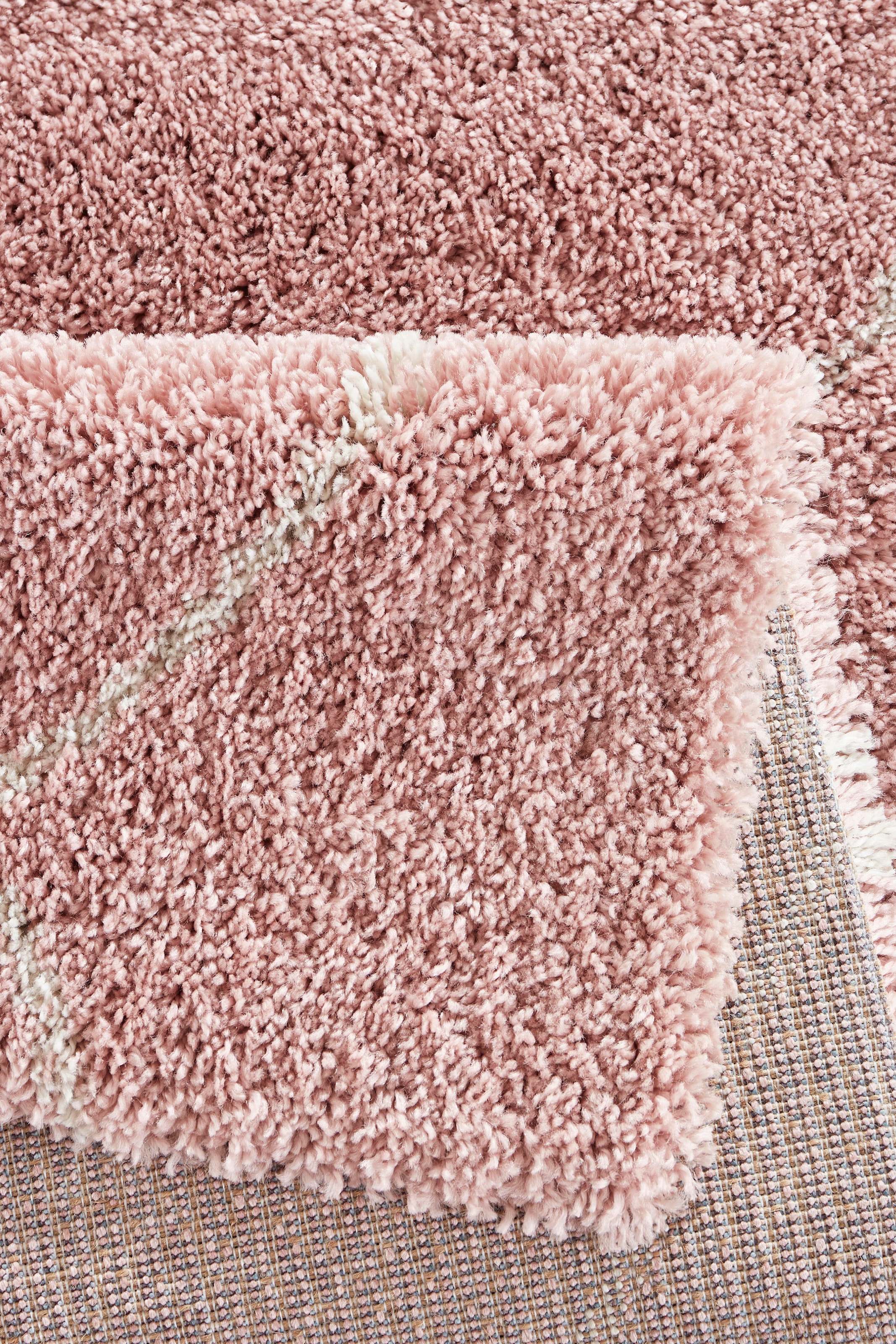 Leonique Hochflor-Teppich »Belle«, rechteckig, 35 mm Höhe, Rauten-Design, weiche Haptik