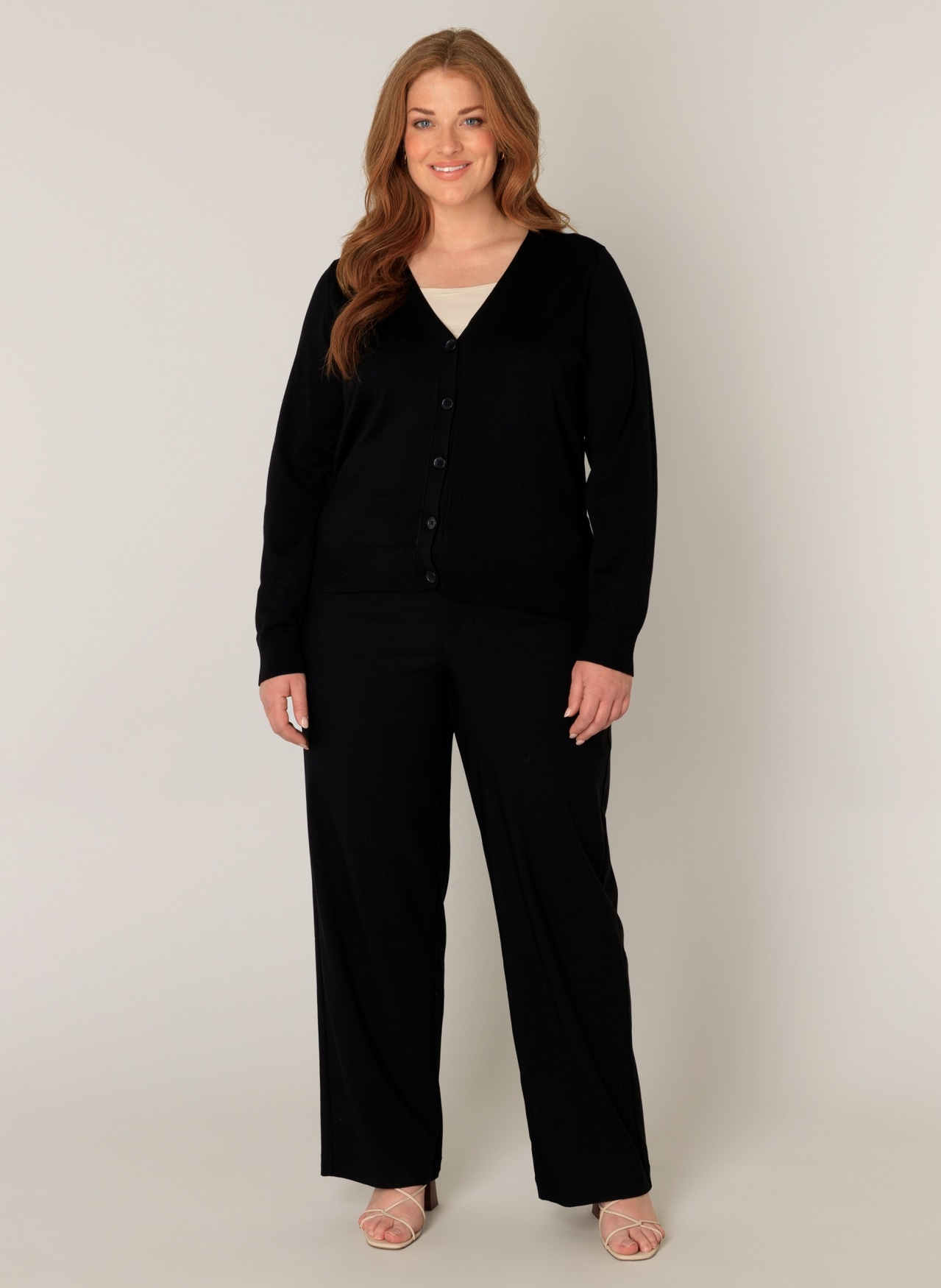 Base Level Curvy Cardigan »BAS-YVONNE«