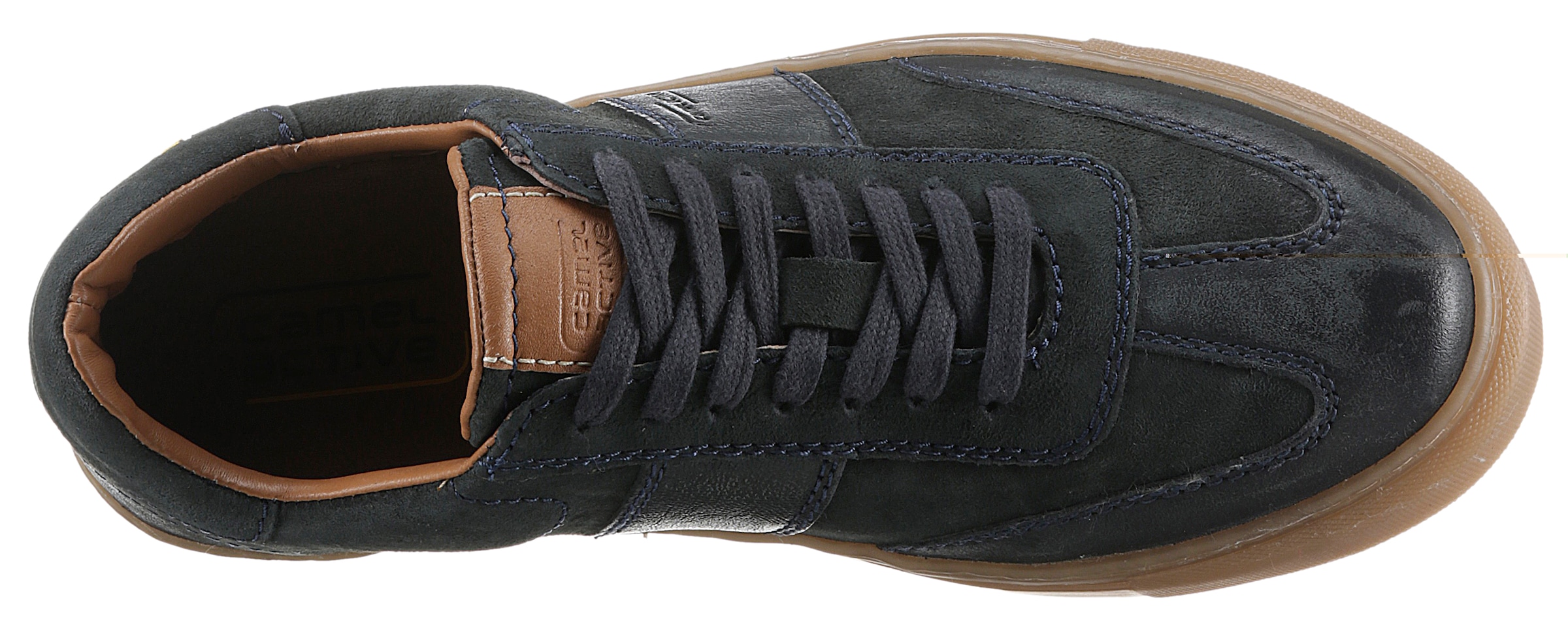 camel active Sneaker, im Retro Look, Freizeitschuh, Halbschuh, Schnürschuh