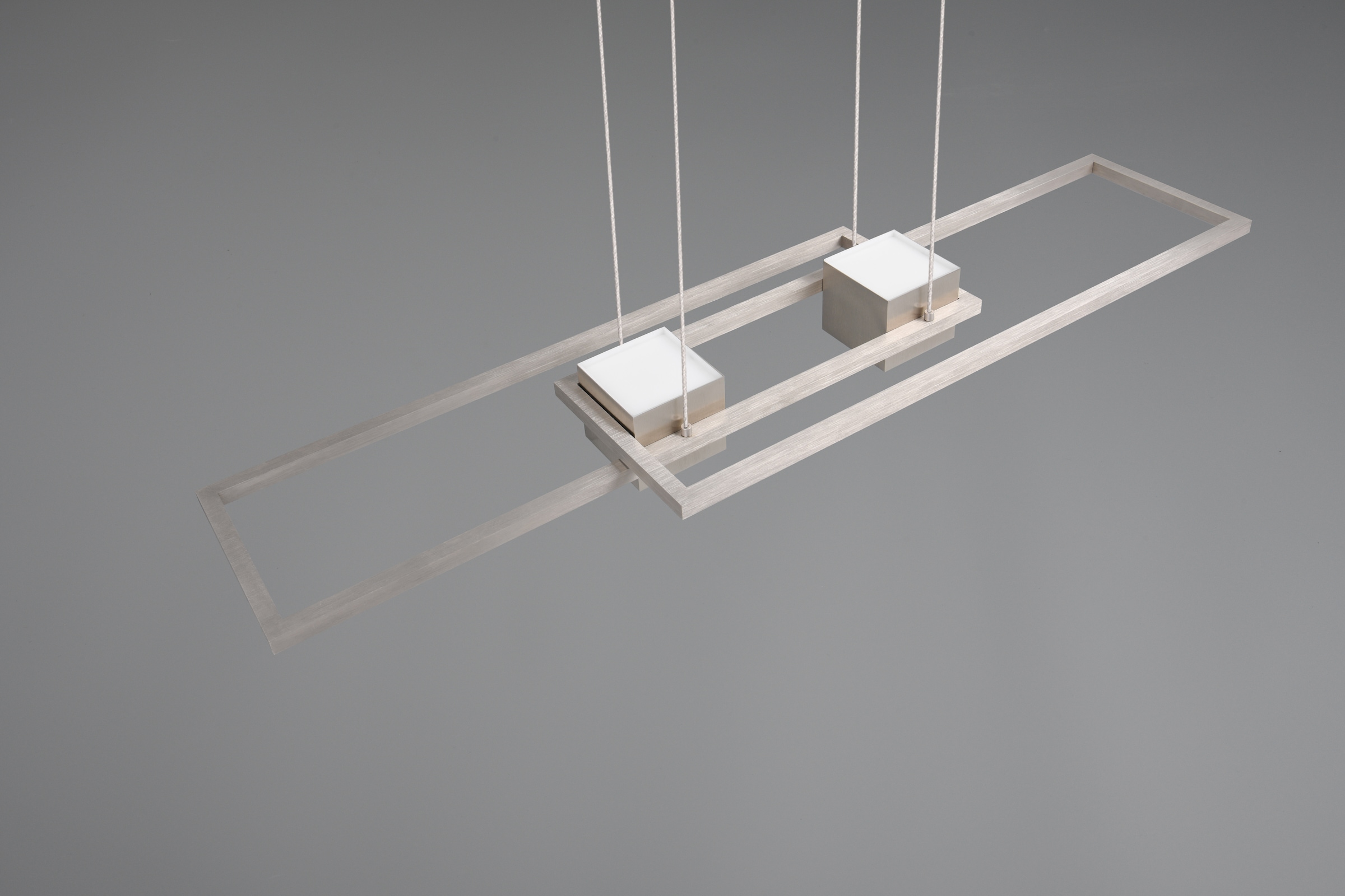 TRIO Leuchten LED Pendelleuchte »ALBANY, LED Hängelampe Wohnzimmer mit Fernbedienung, dimmbar, CCT«, 1 flammig, Leuchtmittel LED-Board | LED fest integriert, Lichtfarbe einstellbar, Memoryfunktion, Nachtlicht, up-and-down Licht