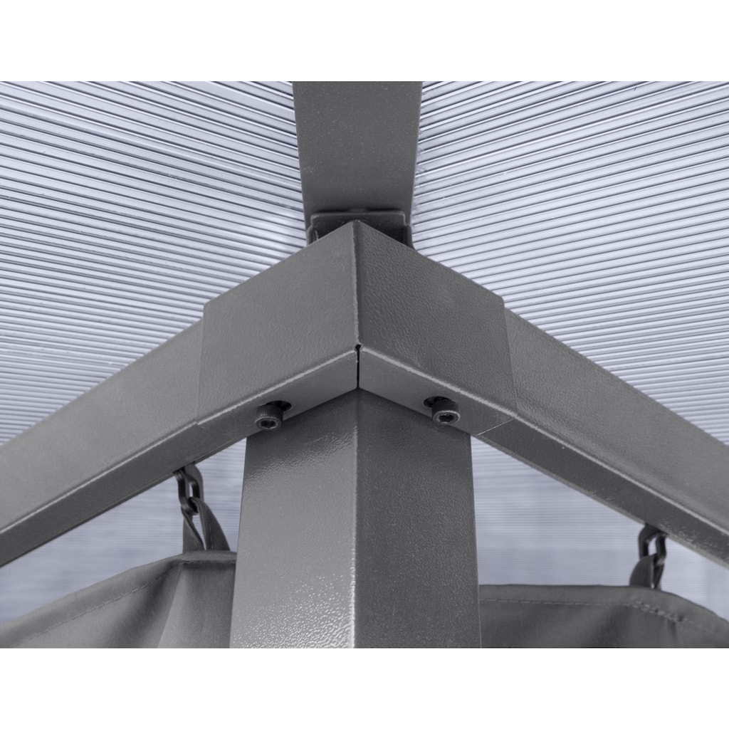 KONIFERA Pavillon »Malaga«, BxT: 300x400 cm, Stahlgestell, Polycarbonat-Dachplatten