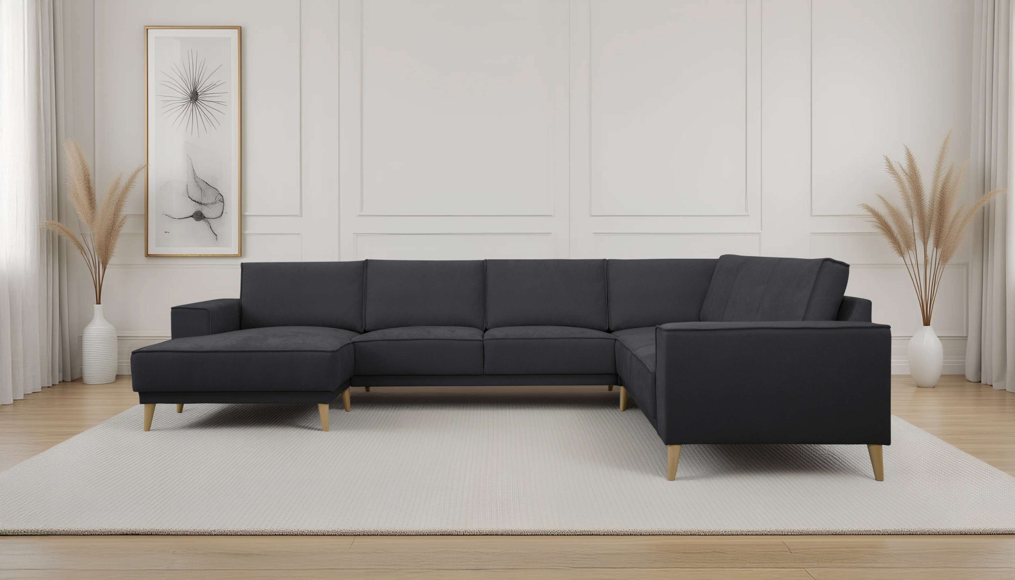 OTTO home Wohnlandschaft »Oland Skandi, weicher Chenille-Stoff« U-Form, 342 günstig online kaufen