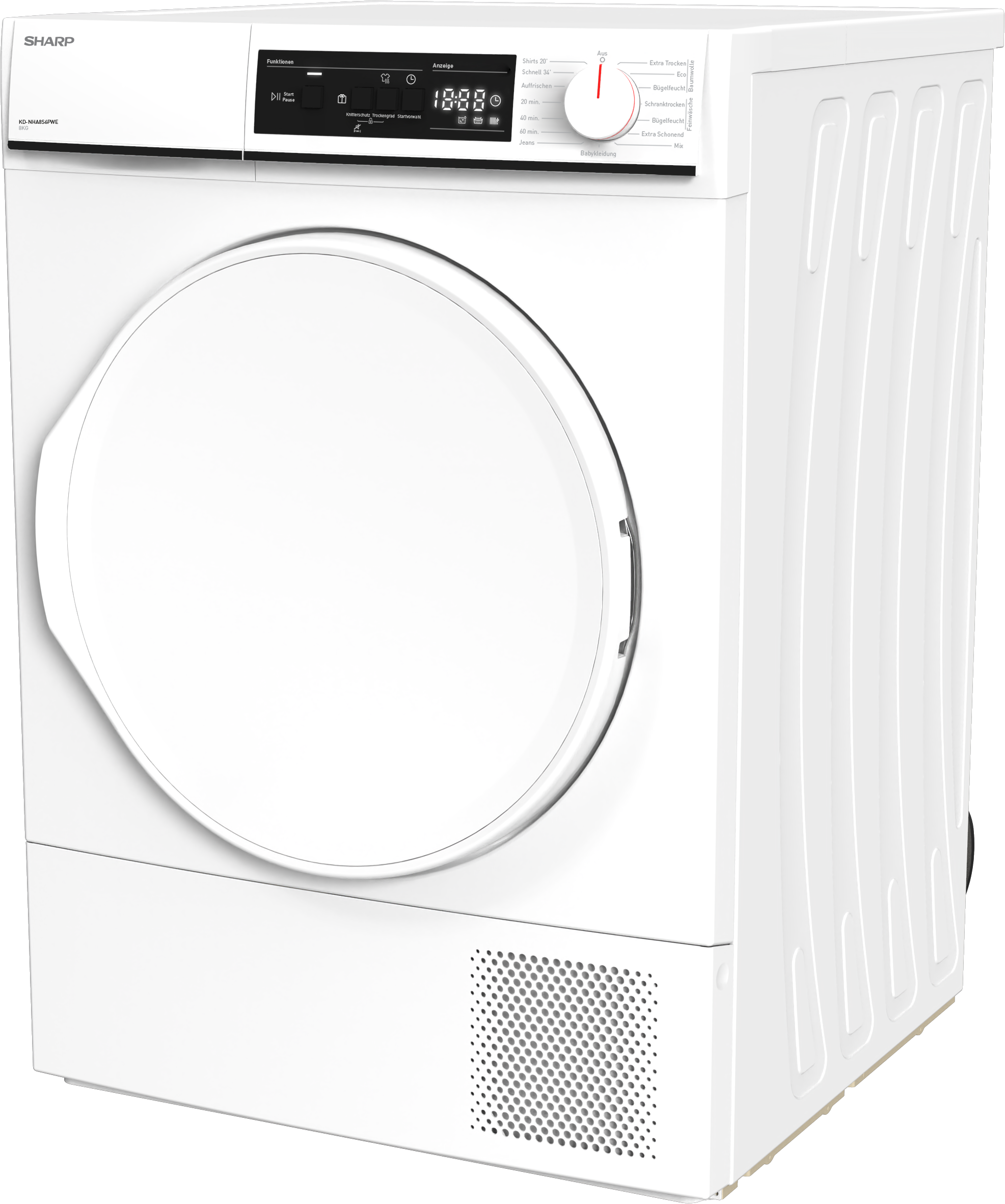 Sharp Wärmepumpentrockner »KD-NHA8S6PWE-DE«