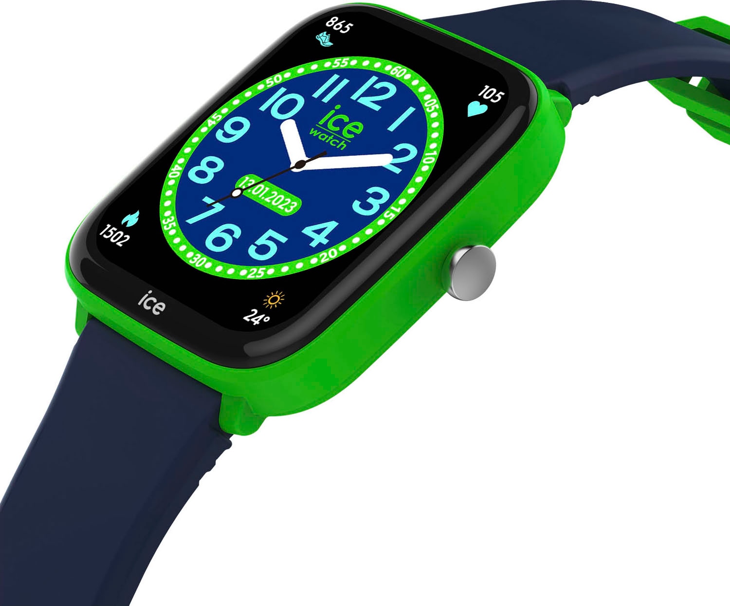 ice-watch Smartwatch »ICE smart junior 2.0«, Armbanduhr, Jungenuhr, Kinder, Silikonarmband, Spielmodus, Sportprofil)