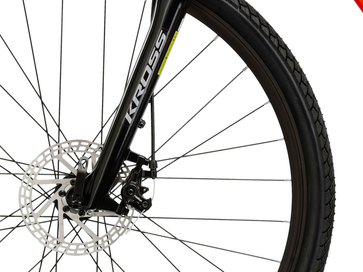 Kross Crossrad »Crossrad Herren 28" Evado 3.0 orange 16 Gänge« 16 Gang Shimano ACERA M3020 Schaltwerk Kettenschaltung