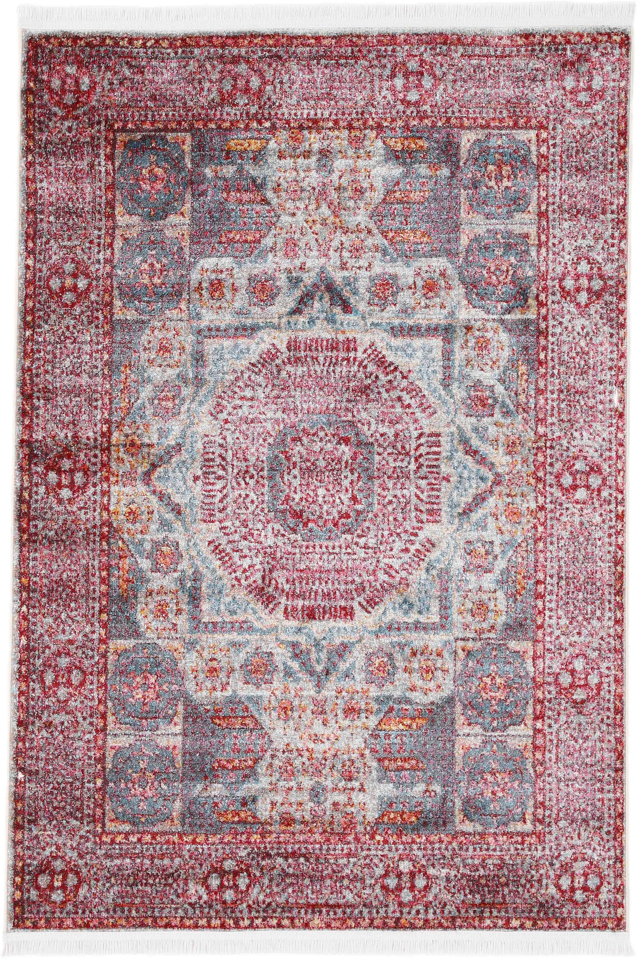 carpetfine Teppich »Anil«, rechteckig, 7 mm Höhe, Vintage Orient Look, Wohn günstig online kaufen