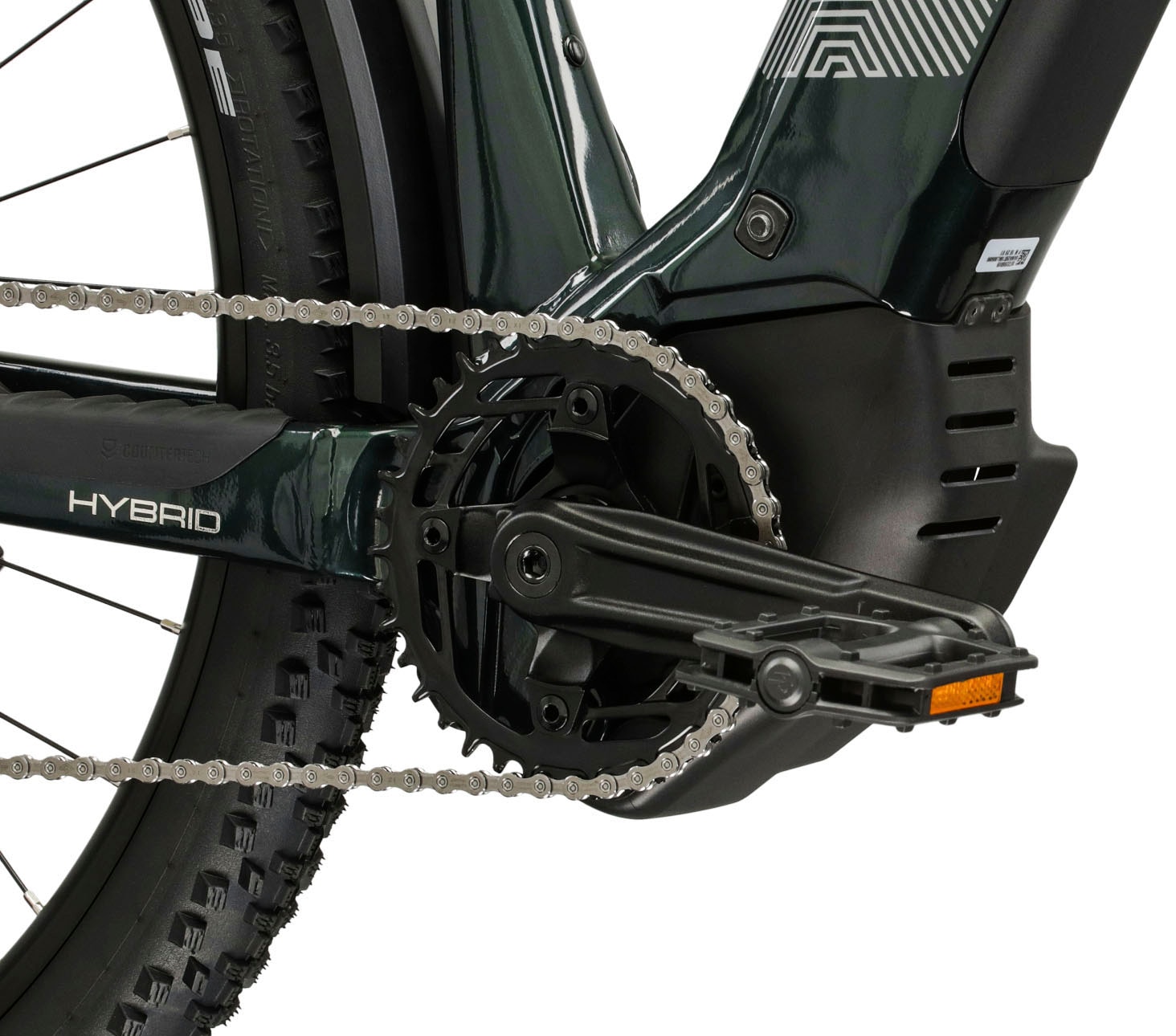 Kross »Influx Hybrid SUV 2.0 16,7Ah / 600 Wh 29 Zoll grün 9 Gänge 2026« 9 Gang Shimano CUES U4000 Schaltwerk Kettenschaltung Mittelmotor 250 W