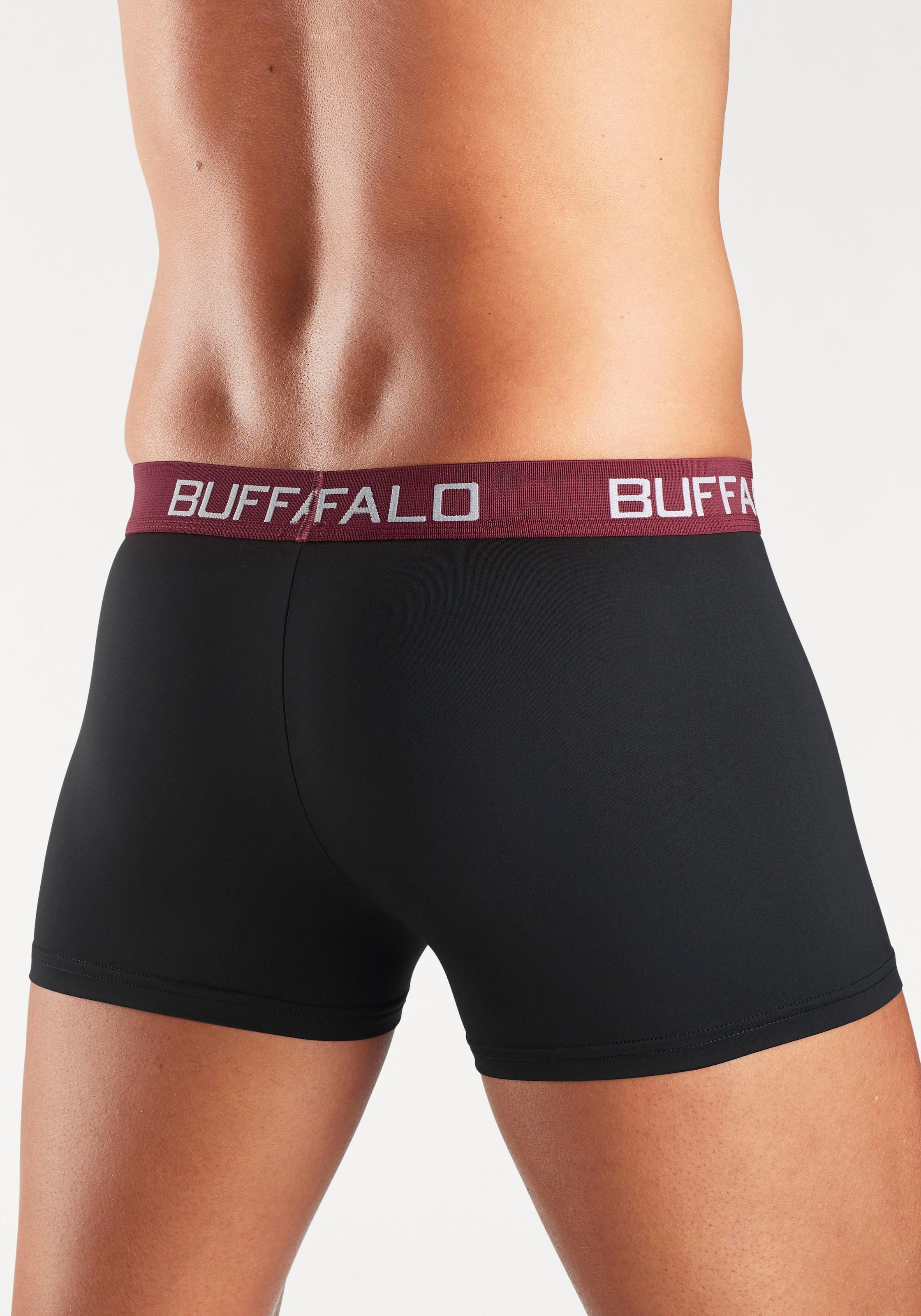 Buffalo Boxer »Boxershorts für Herren«, (Packung, 4 St.), aus Baumwoll-Mix