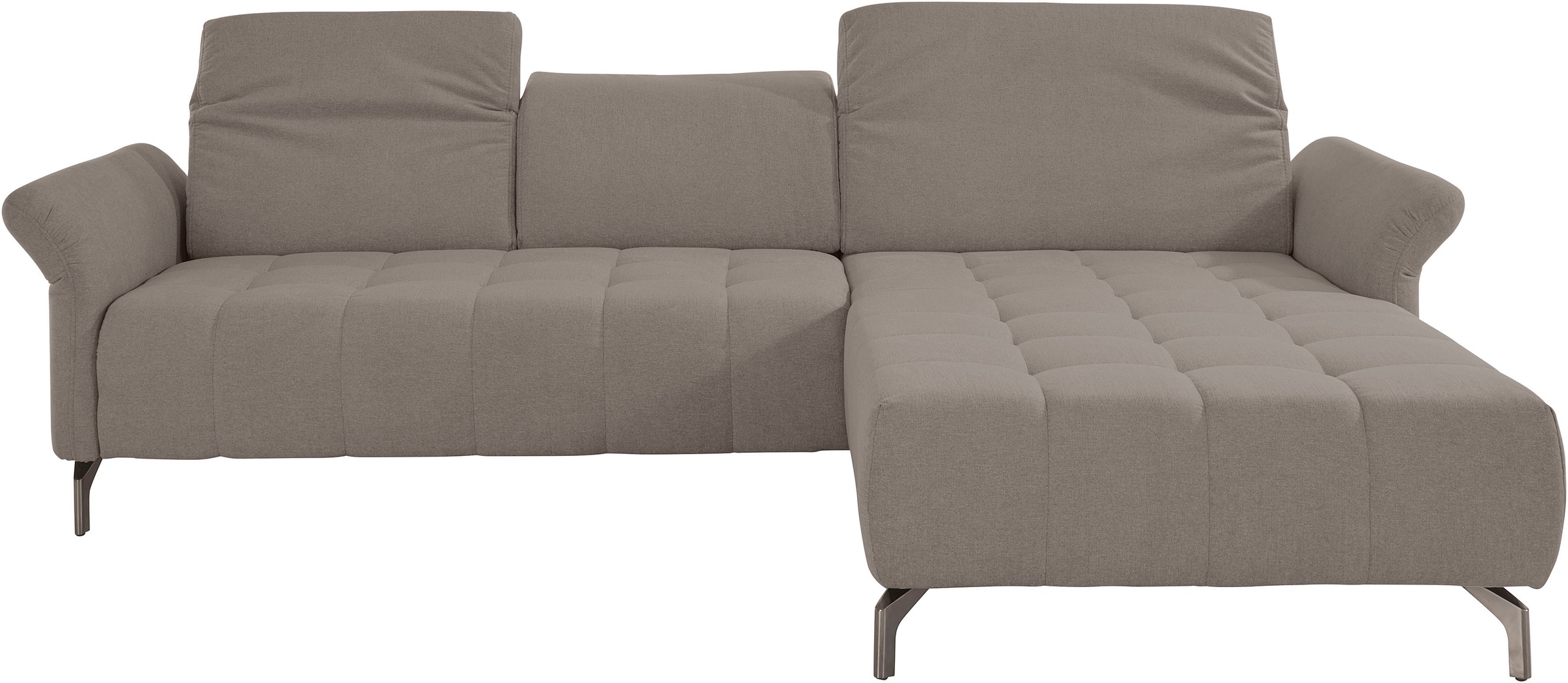 INOSIGN Ecksofa »Fresh L-Form«, Federkern, wahlweise Kopfteilverstellung un günstig online kaufen