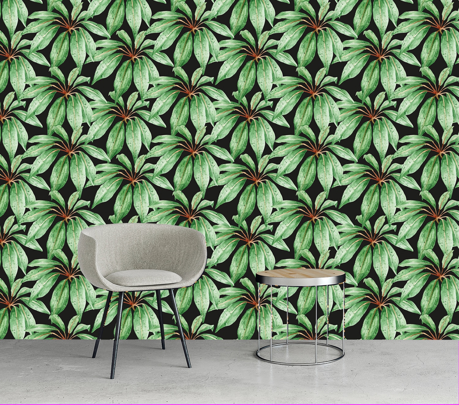 queence Vinyltapete »Robbie« Motiv | bedruckt | botanisch | geblümt | gemustert | natürlich glatt 90x250cm, selbstklebend, kinderleichte Anbringung, , Sticker