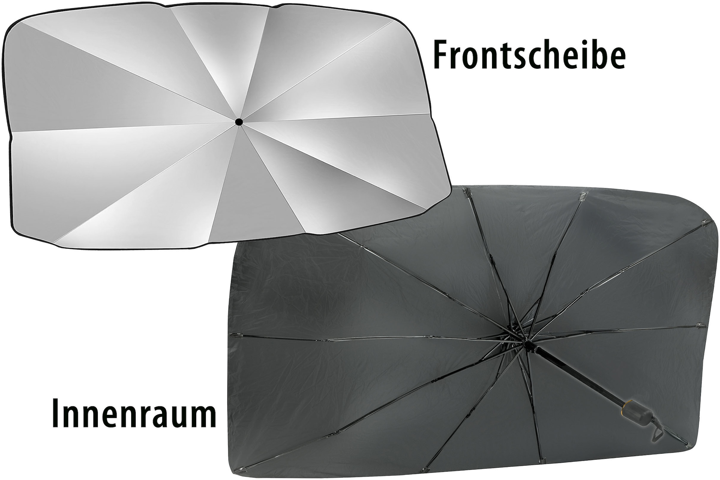 APA Taschenregenschirm »Sonnenschirm für die Frontscheibe«, (1 tlg.)
