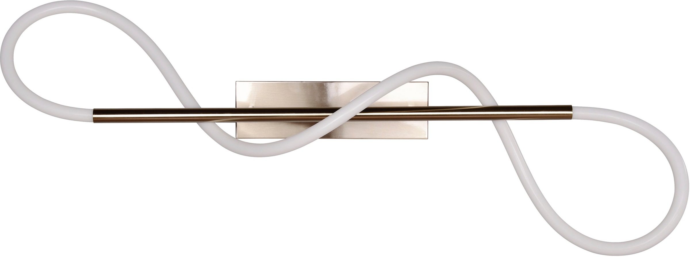 LED Deckenleuchte Tanganheira, 38,5 Cm, Dimmbar, 1950 Lumen, 3000K, In Alu-Optik Mit Glitzereffekt
