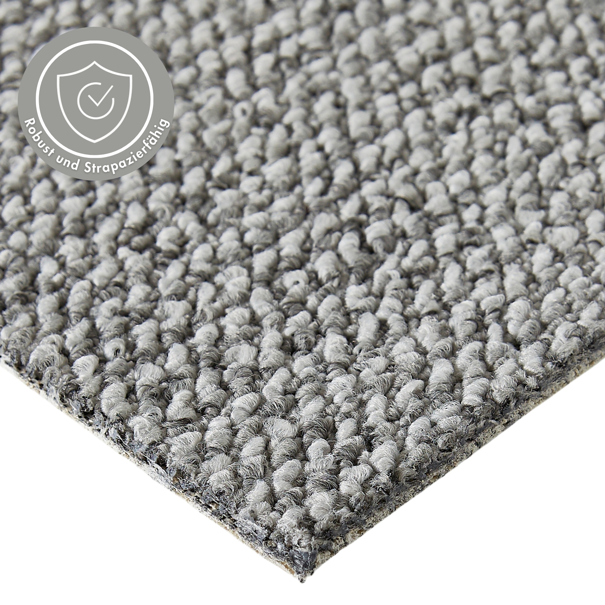 Andiamo Teppichboden »Miro, Schlinge, Made in Netherlands«, rechteckig, 8,5 mm Höhe, meliert, Breite 400 cm, Wohnzimmer, strapazierfähig & robust