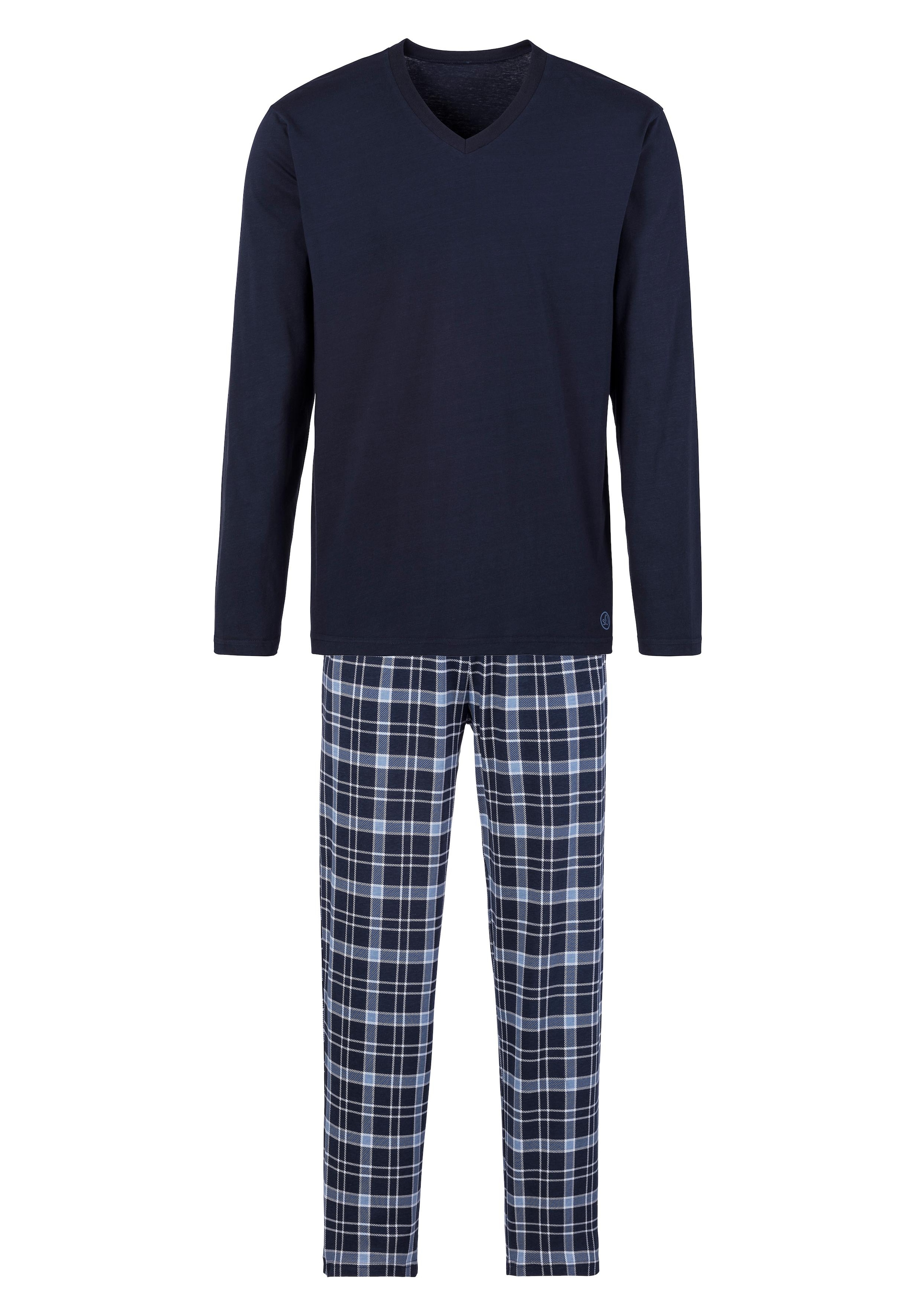 s.Oliver 1 (2 Online-Shop tlg., Stück), kaufen im Karo-Hose Pyjama, mit