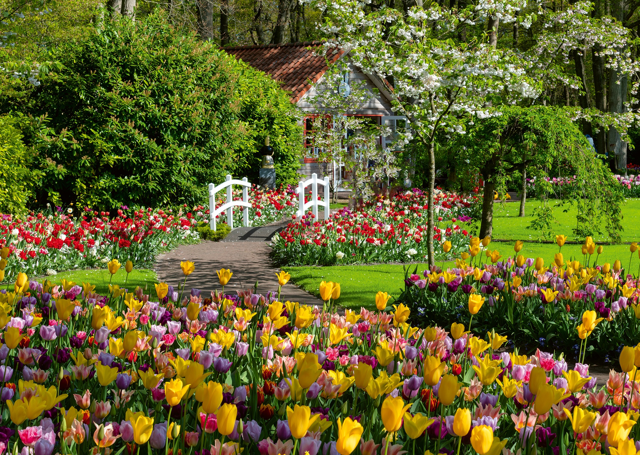 Ravensburger Puzzle »Beautiful Gardens, Keukenhof Gardens, Netherlands«, Made in Germany