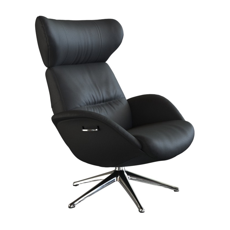 FLEXLUX Relaxsessel »More, Funktionsessel, Polstersessel, Armlehnensessel, TV-Fernsehsessel«, Premium Komfort, Rücken- und Kopfteilverstellung, Drehbar, Fuß Alu