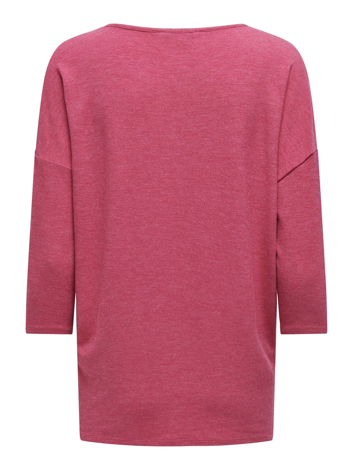 ONLY 3/4-Arm-Shirt »ONLGLAMOUR 3/4 TOP JRS NOOS«, in lässiger Oversize-Form